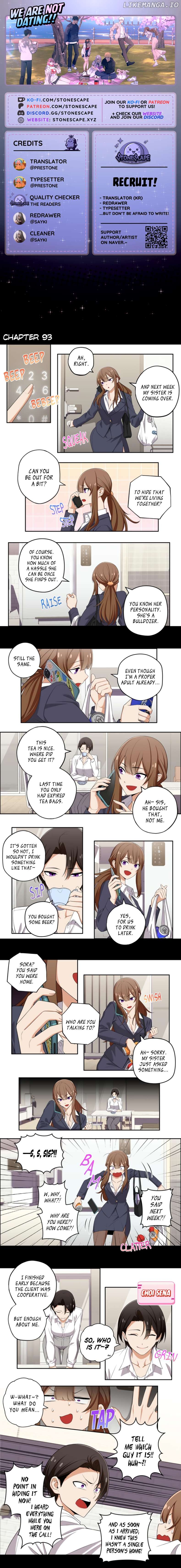 We Are Not Dating!! Chapter 93 - page 1