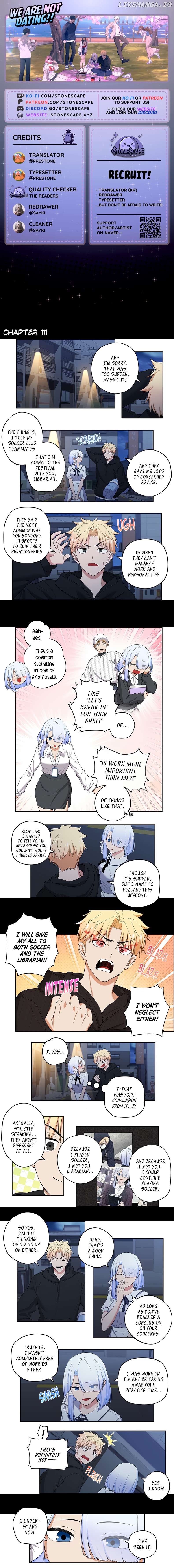We Are Not Dating!! Chapter 111 - page 1