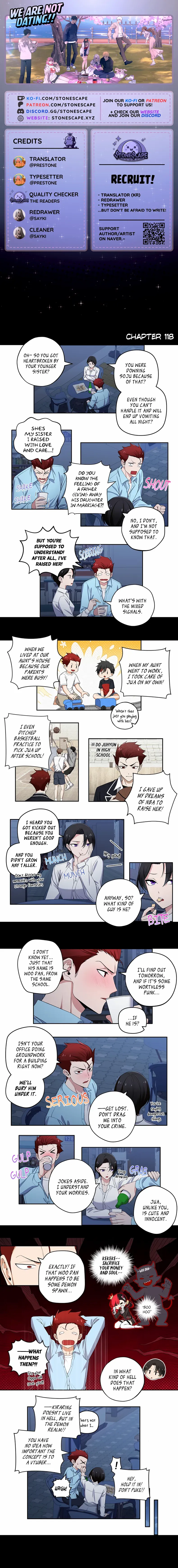 We Are Not Dating!! Chapter 118 - page 1