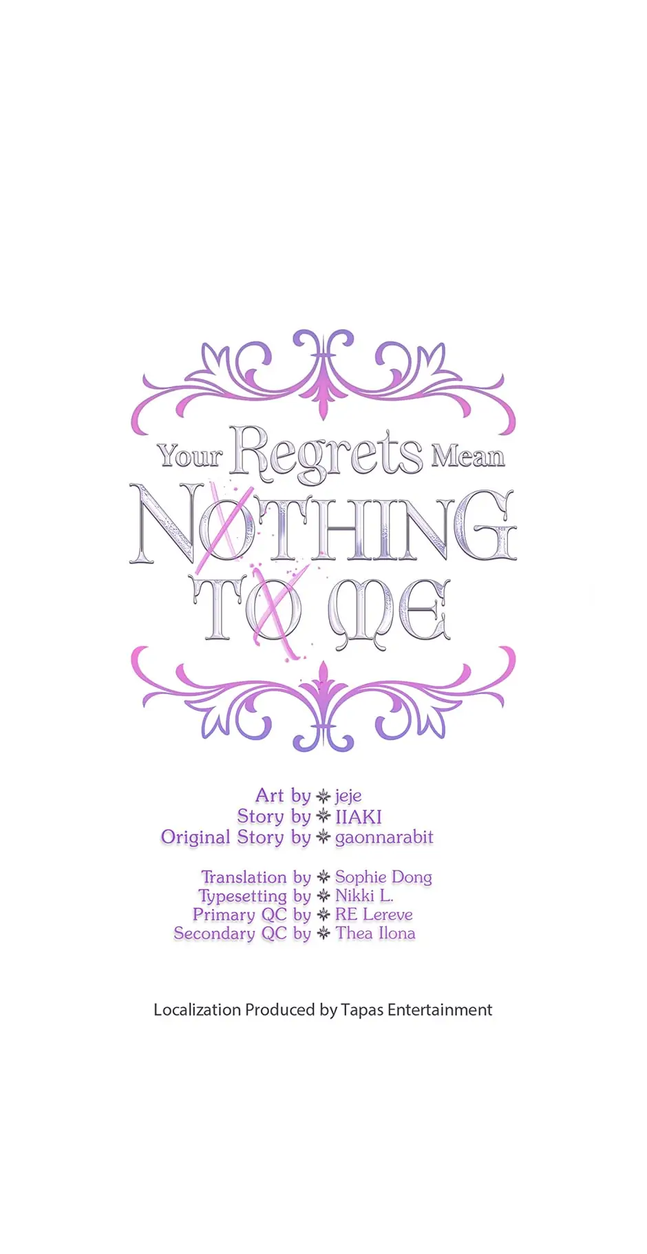 Your Regrets Mean Nothing to Me Chapter 83 - page 6