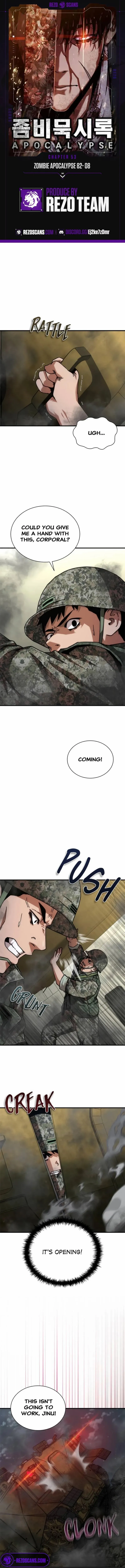 Zombie Apocalypse 82-08 Chapter 53 - page 1