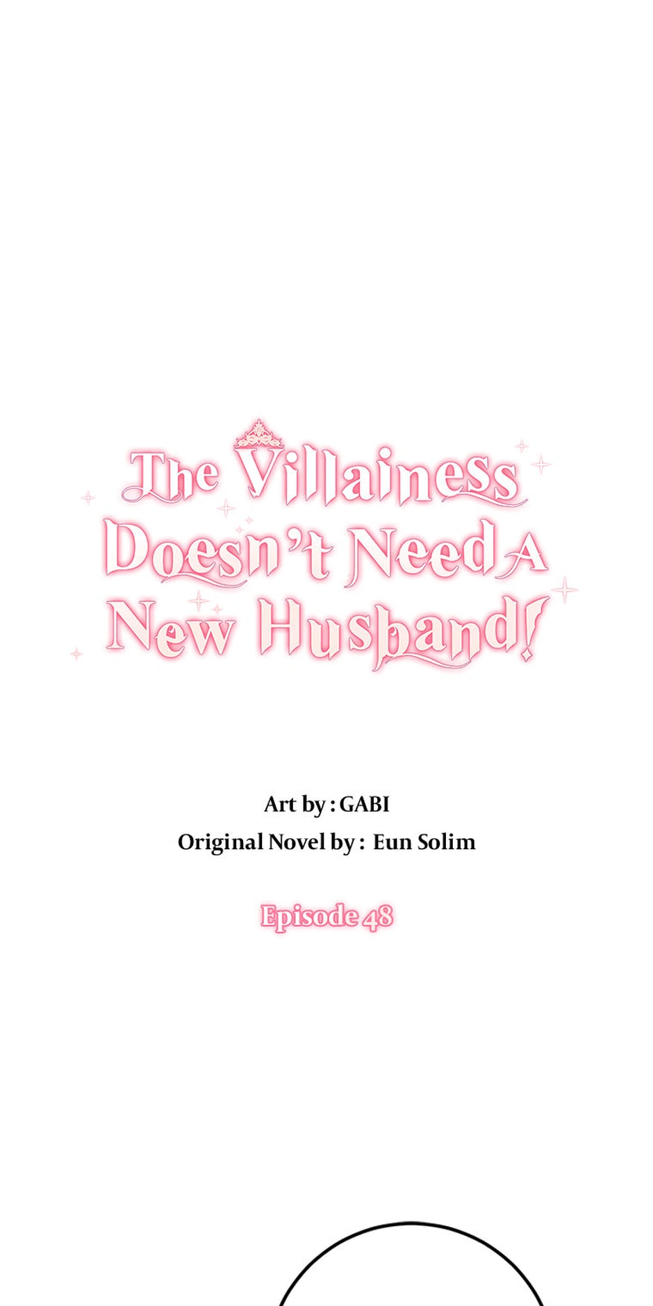 The Villainess Doesn’t Need A New Husband! Chapter 48 - page 1