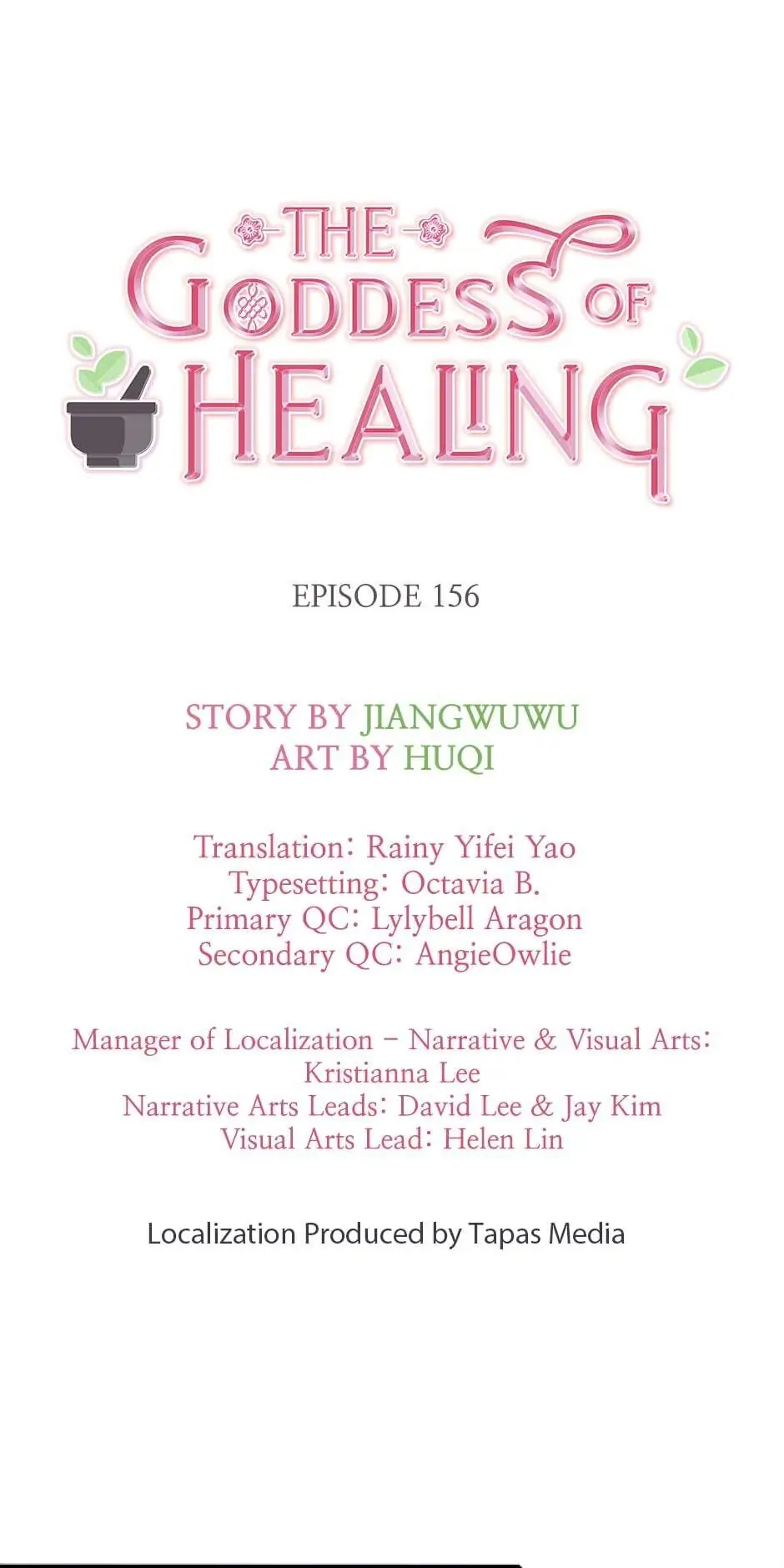The Goddess of Healing Chapter 156 - page 1
