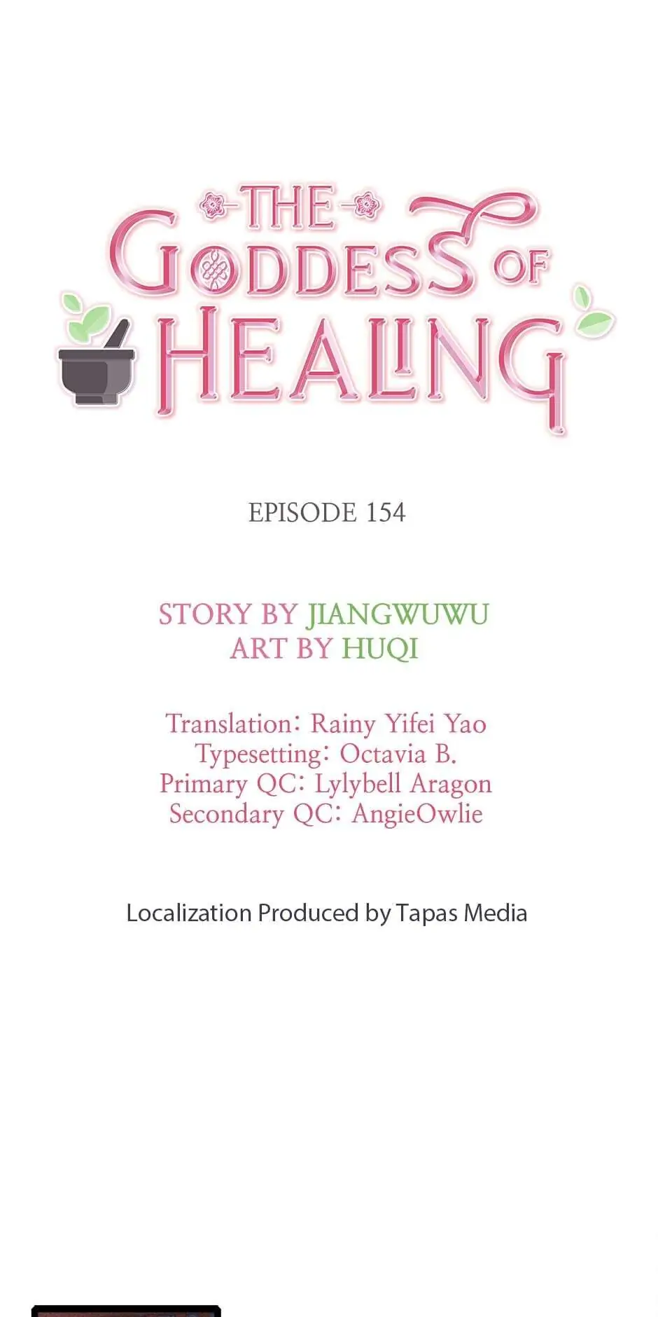 The Goddess of Healing Chapter 154 - page 1