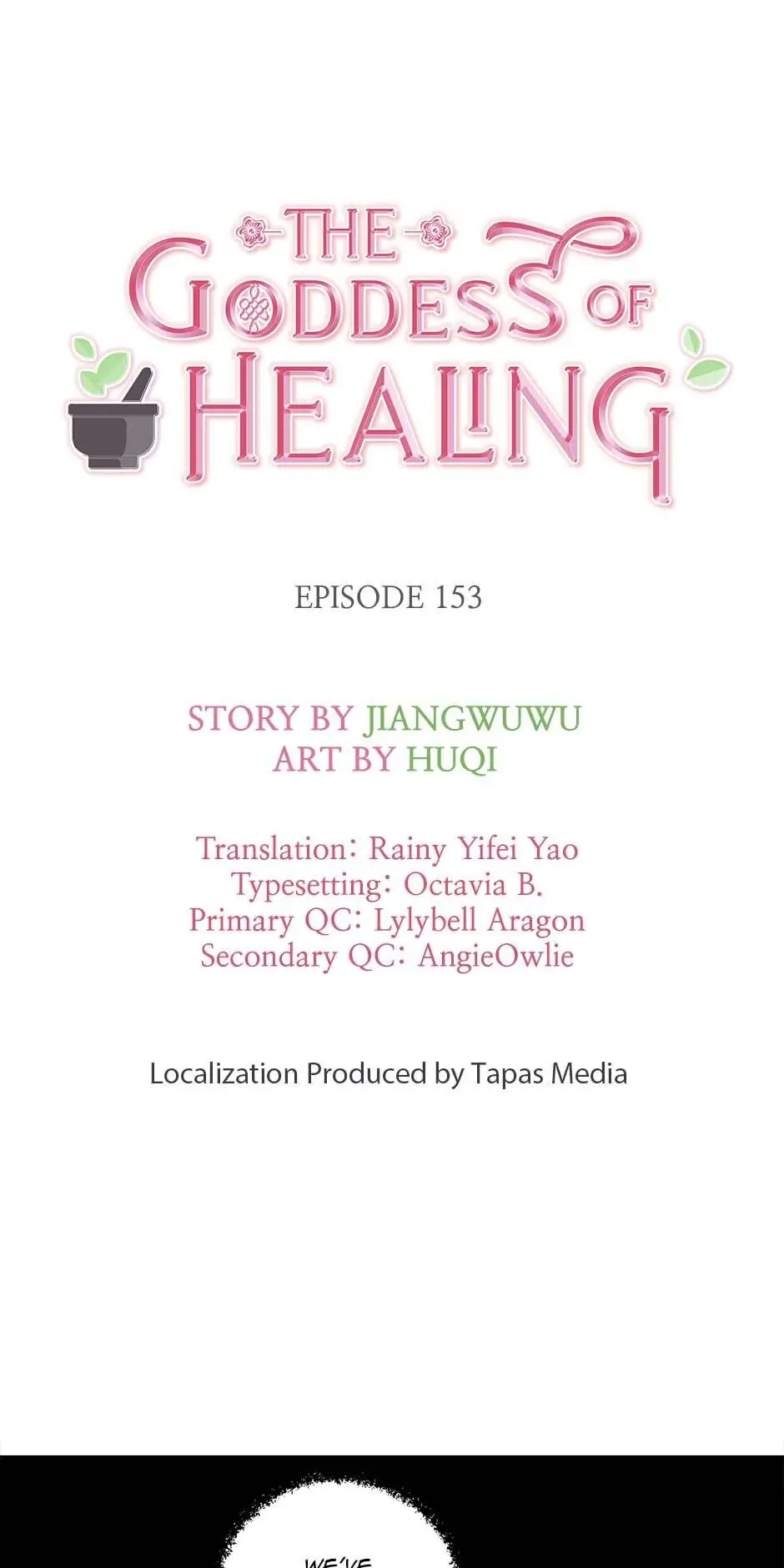 The Goddess of Healing Chapter 153 - page 1