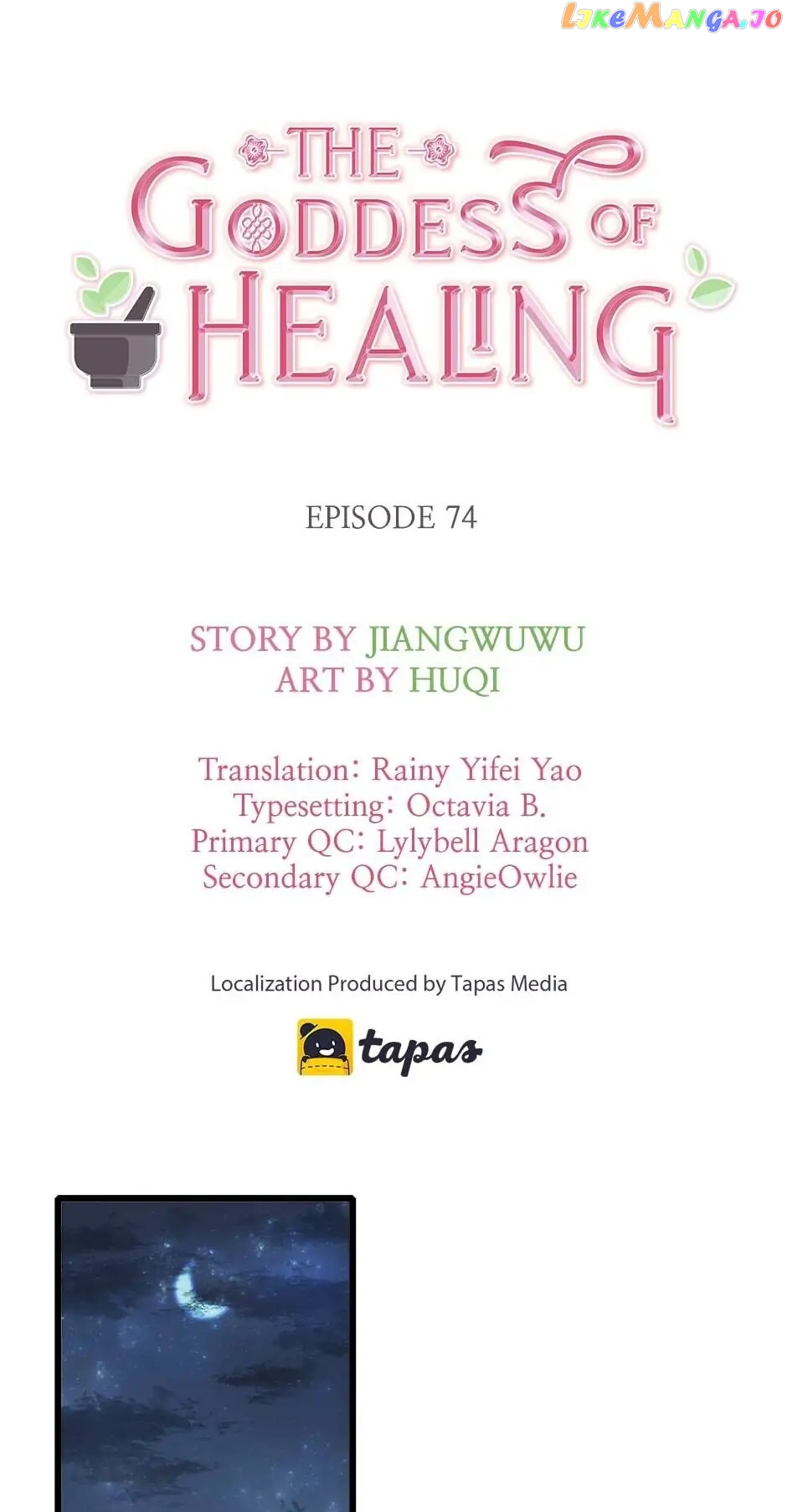 The Goddess of Healing Chapter 74 - page 1