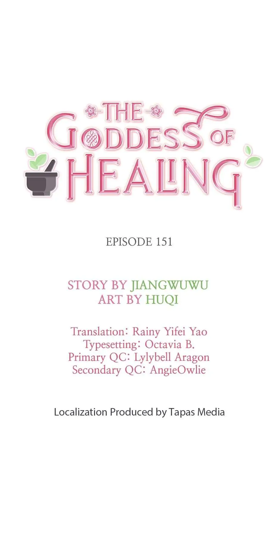 The Goddess of Healing Chapter 151 - page 1