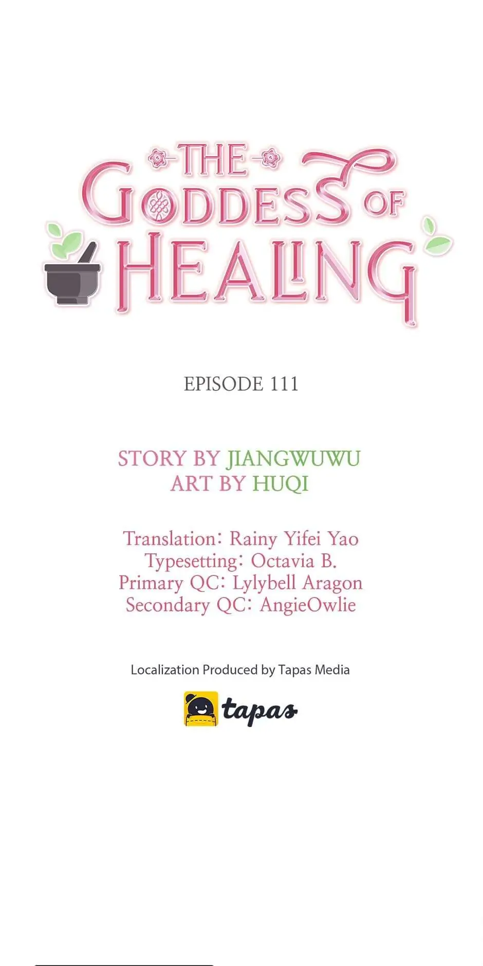 The Goddess of Healing Chapter 111 - page 1