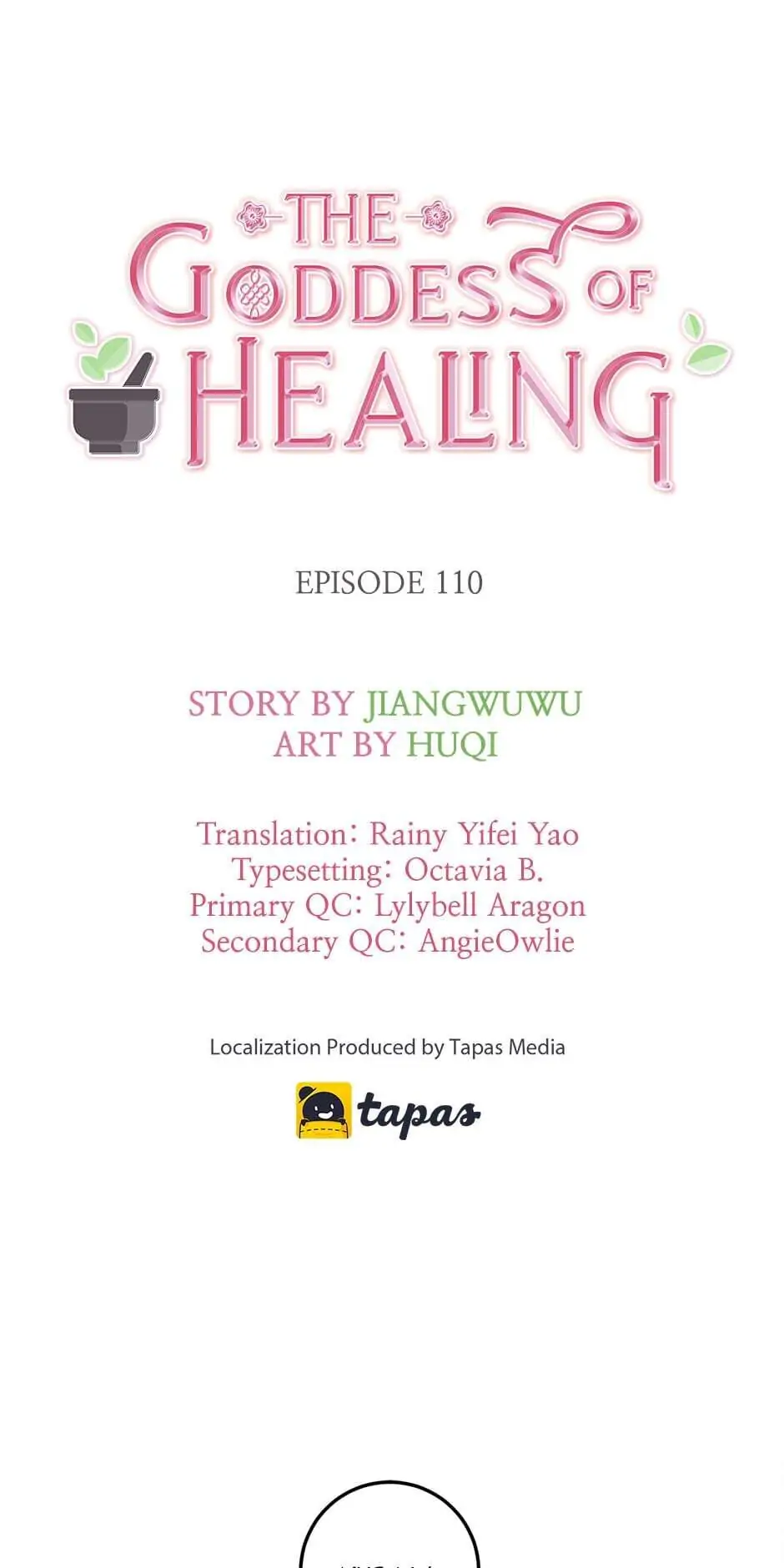 The Goddess of Healing Chapter 110 - page 1