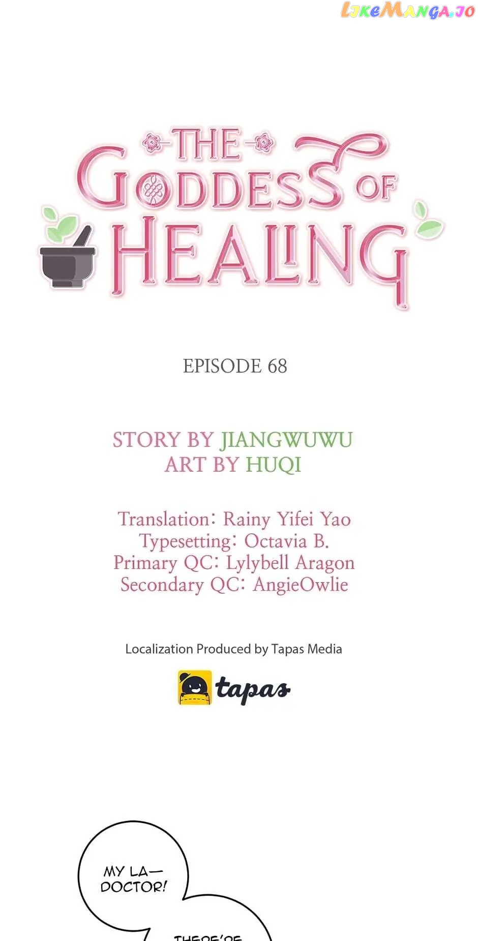 The Goddess of Healing Chapter 68 - page 1