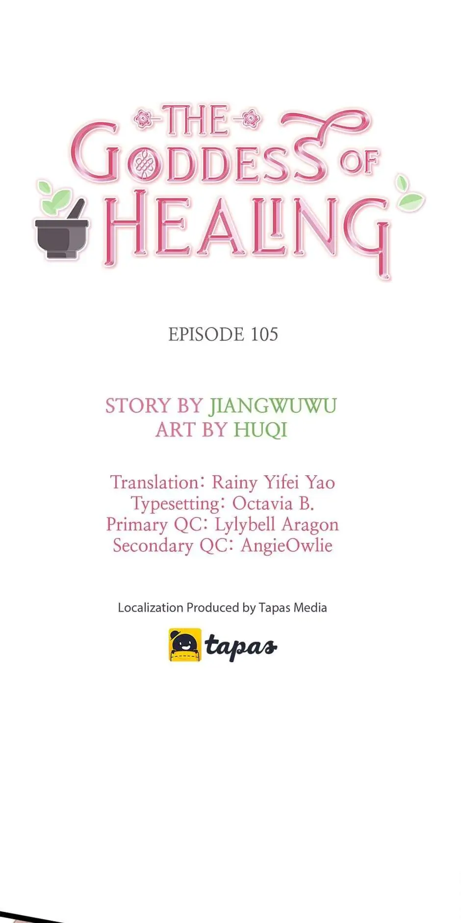 The Goddess of Healing Chapter 105 - page 1