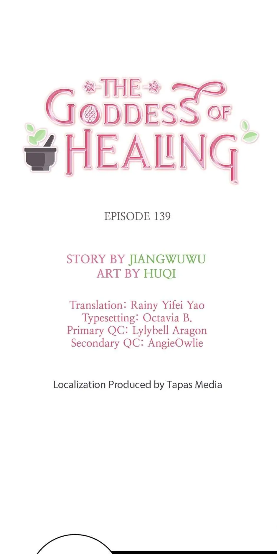 The Goddess of Healing Chapter 139 - page 1