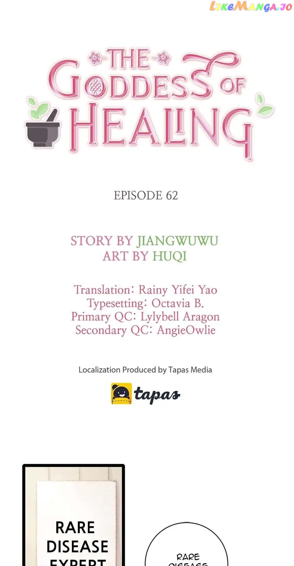 The Goddess of Healing Chapter 62 - page 1