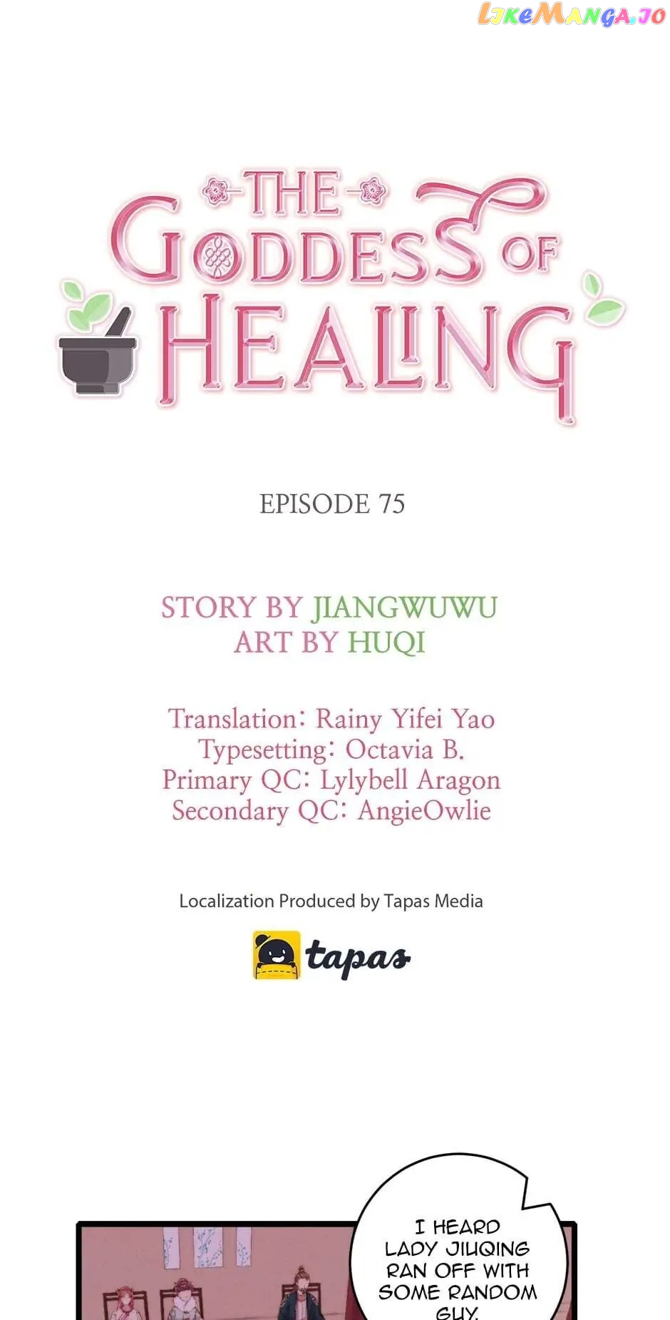 The Goddess of Healing Chapter 75 - page 1