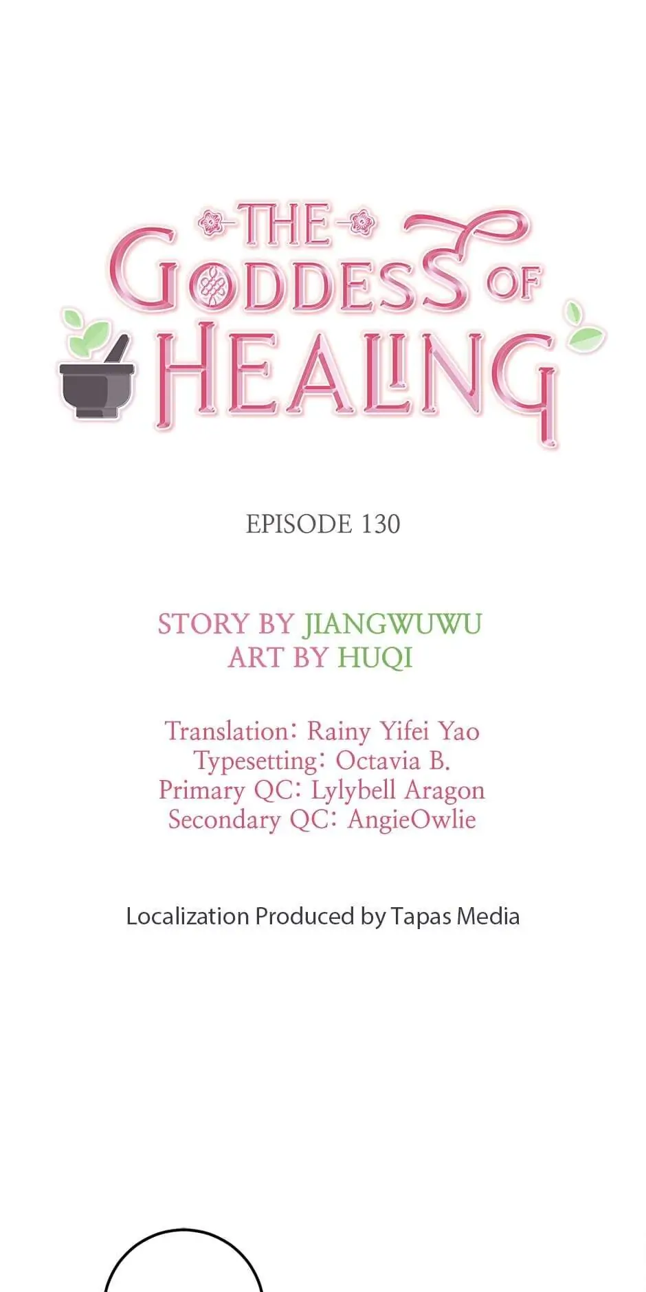 The Goddess of Healing Chapter 130 - page 1