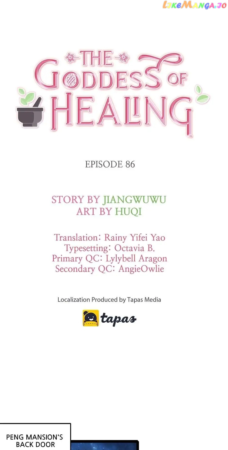 The Goddess of Healing Chapter 86 - page 1