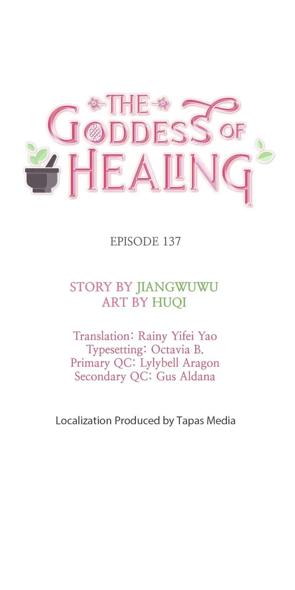 The Goddess of Healing Chapter 137 - page 1