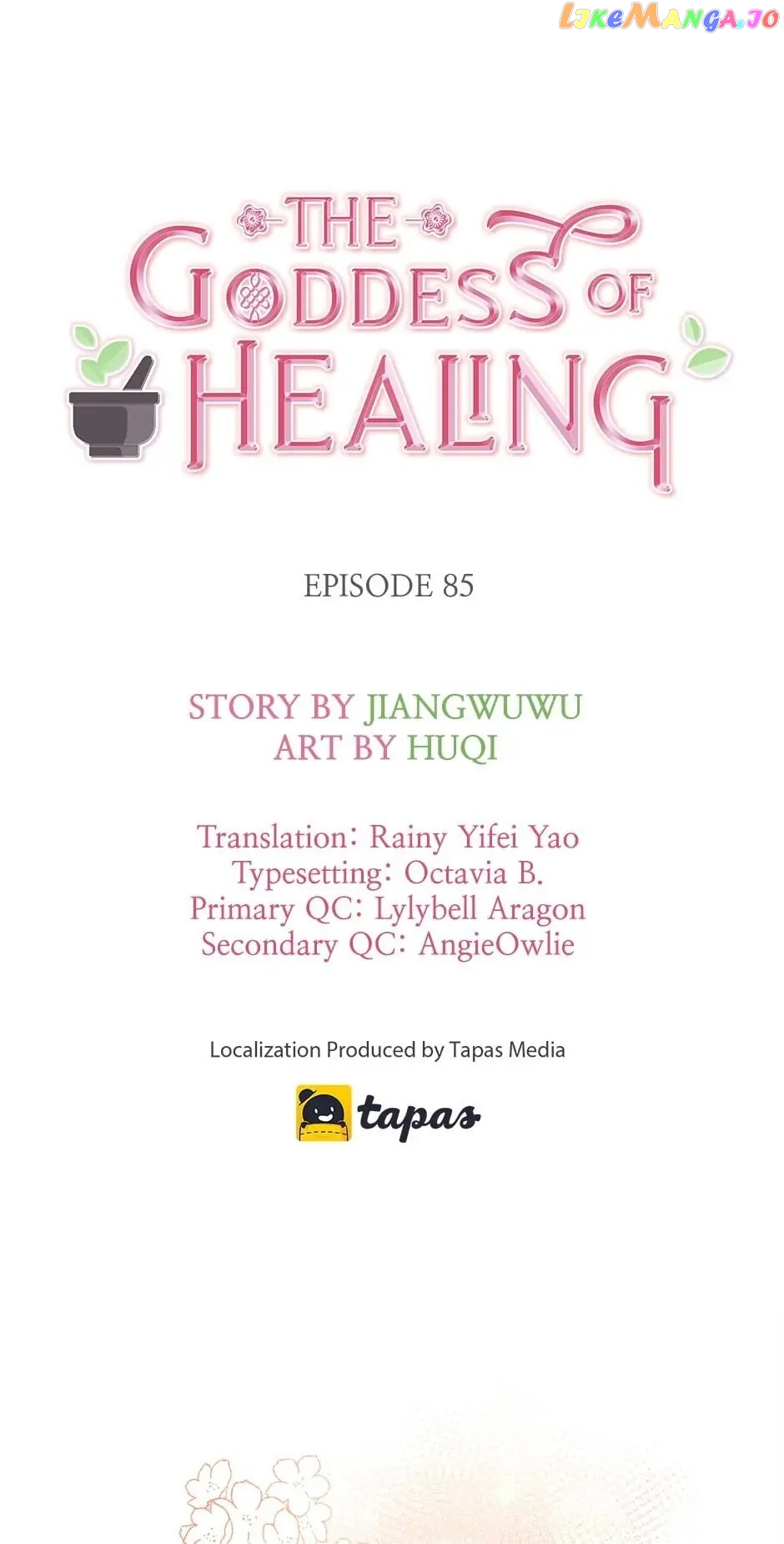 The Goddess of Healing Chapter 85 - page 1