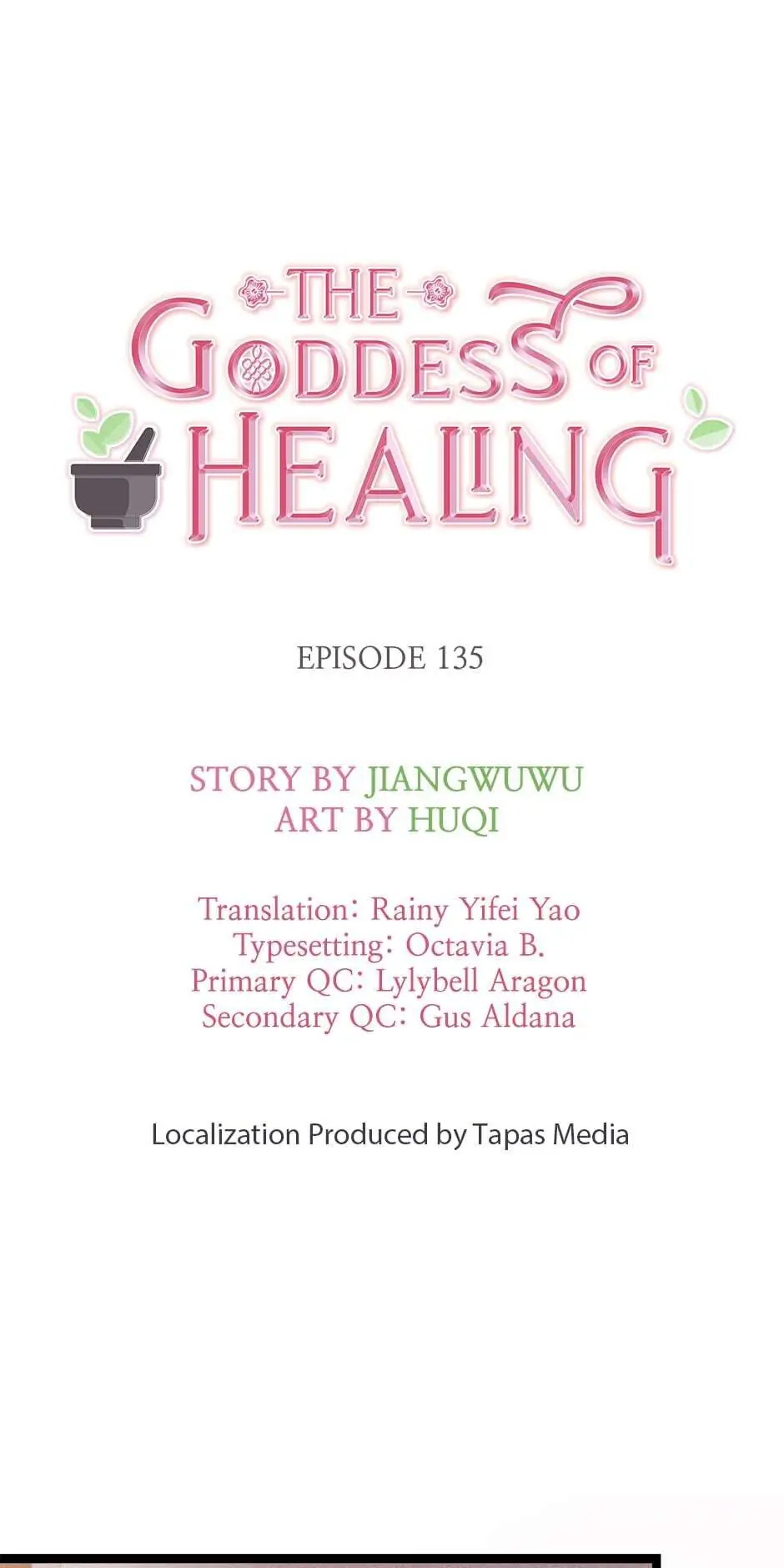 The Goddess of Healing Chapter 135 - page 1