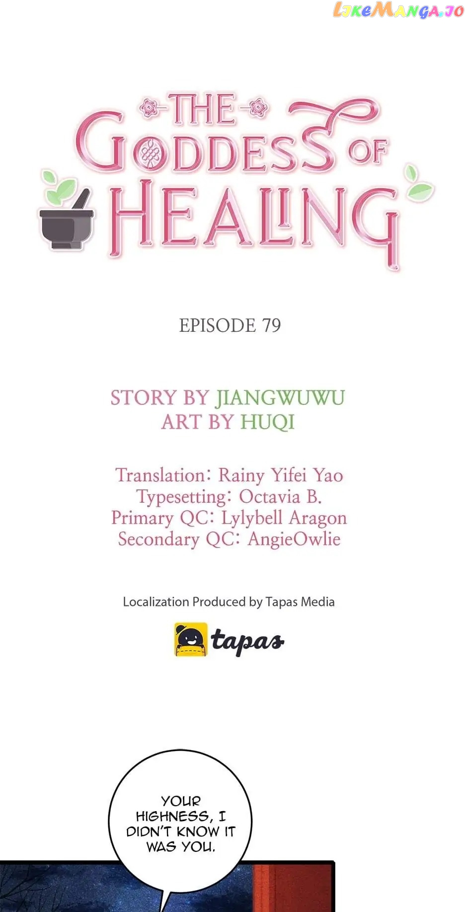 The Goddess of Healing Chapter 79 - page 1