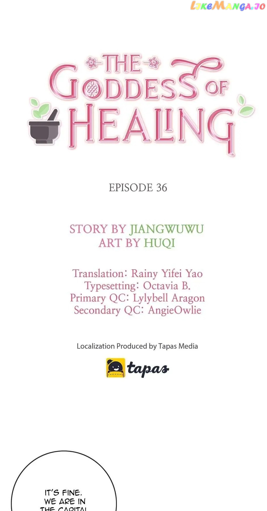 The Goddess of Healing Chapter 36 - page 1