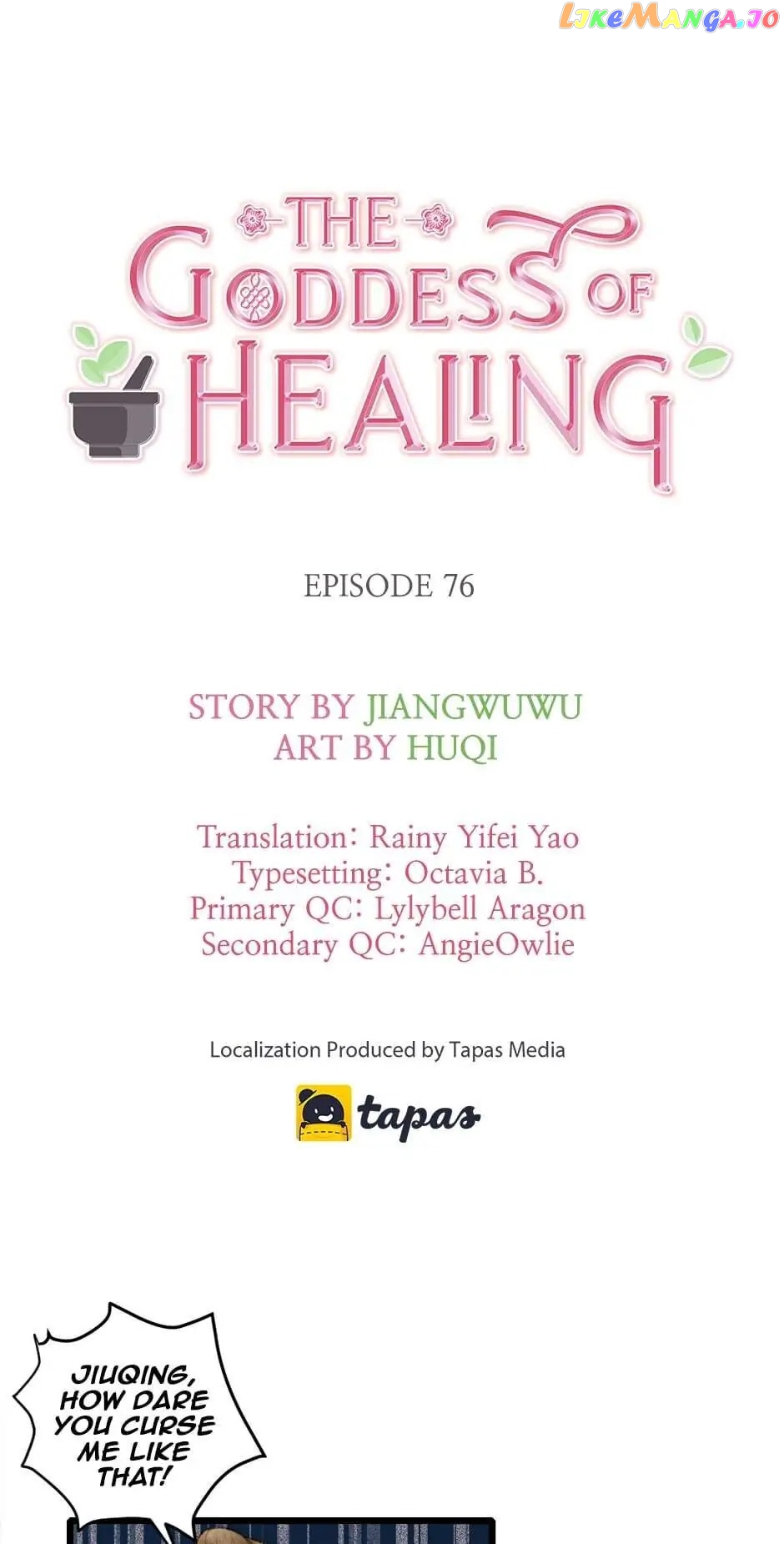 The Goddess of Healing Chapter 76 - page 1
