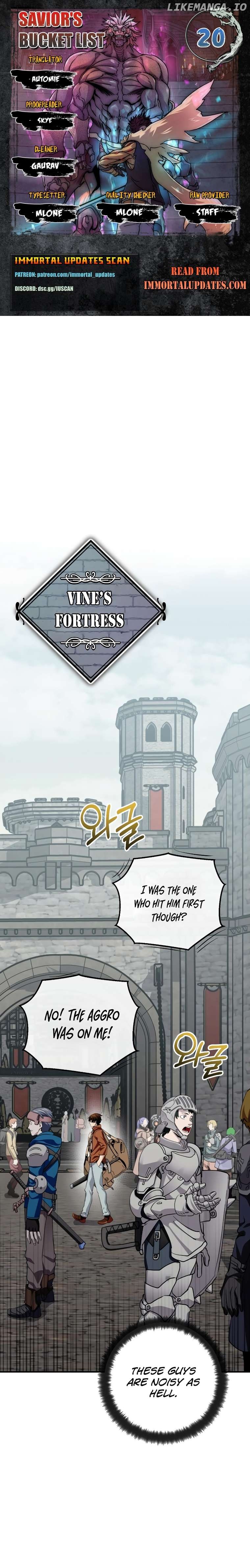 The Savior’s Bucket List Chapter 20 - page 1