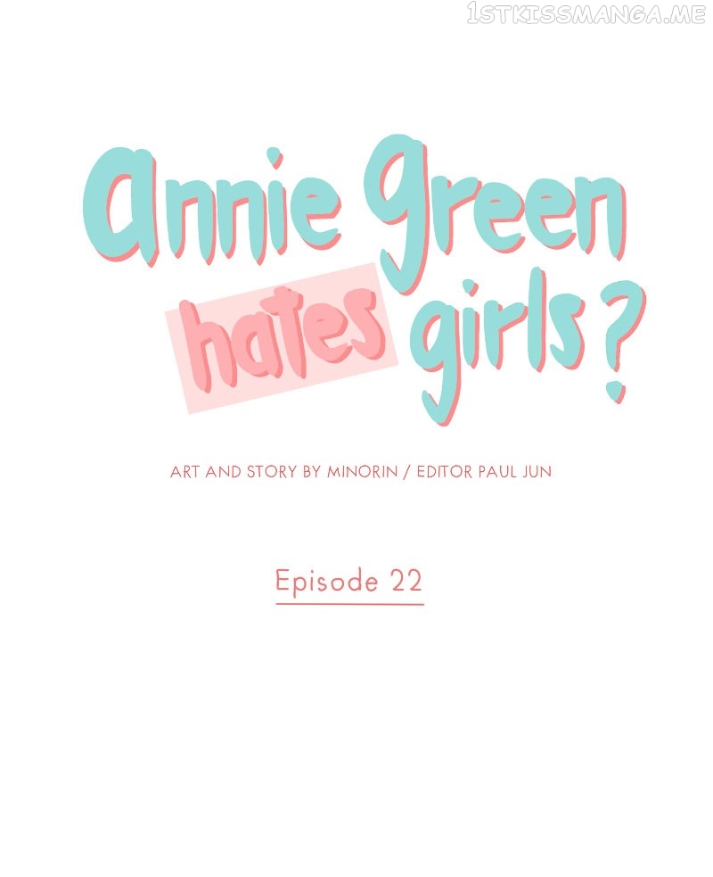 Annie Green Hates Girls Chapter 22 - page 1