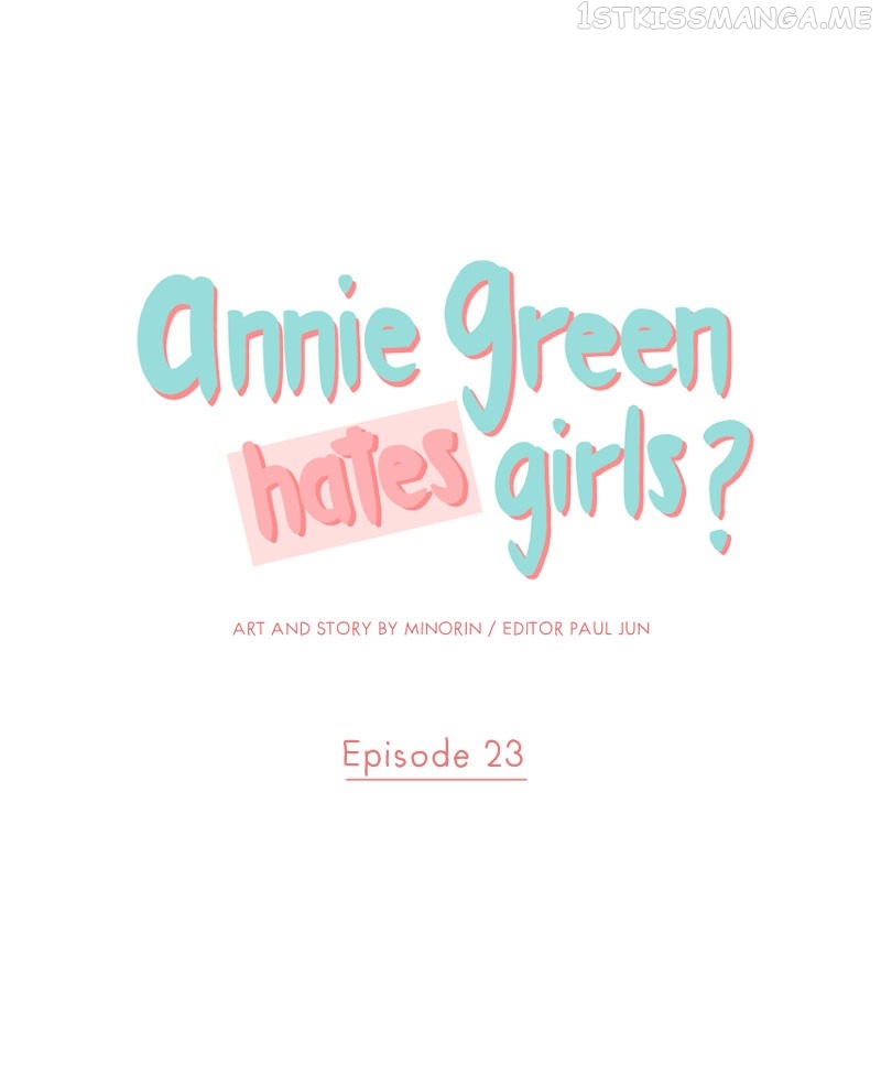 Annie Green Hates Girls Chapter 23 - page 1
