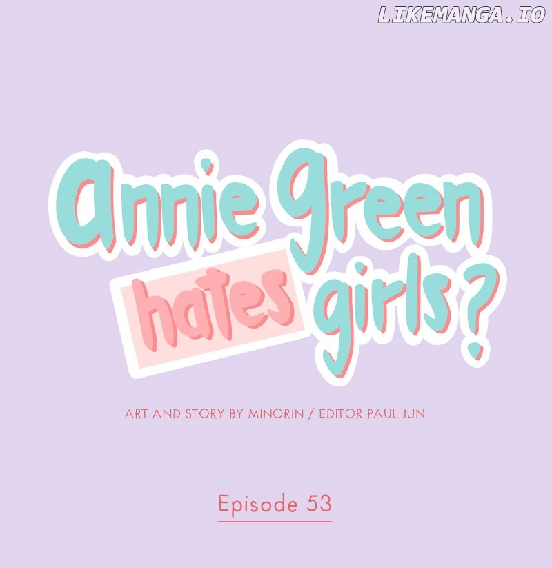 Annie Green Hates Girls Chapter 53 - page 1