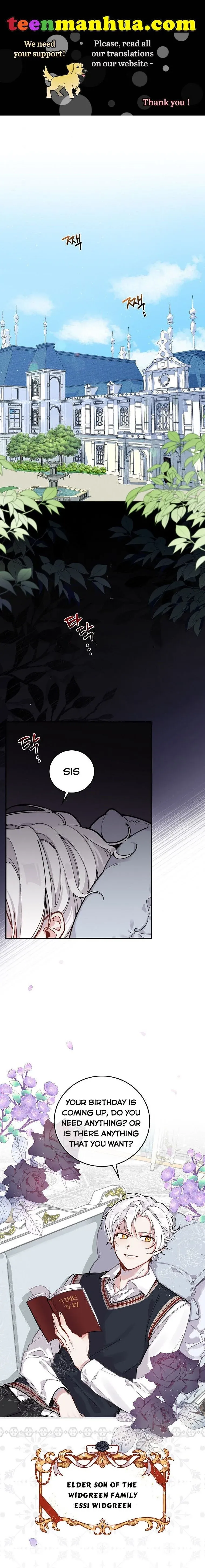 The Villain’s Sister Suffers Today Chapter 1 - page 1