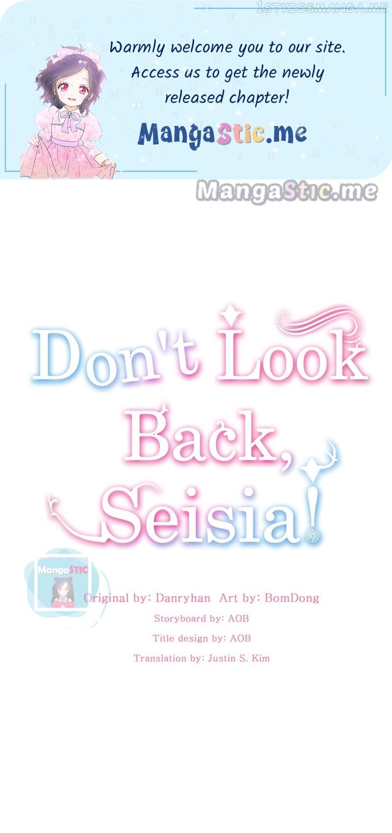 Don’t Look Back, Seisia! Chapter 34 - page 1