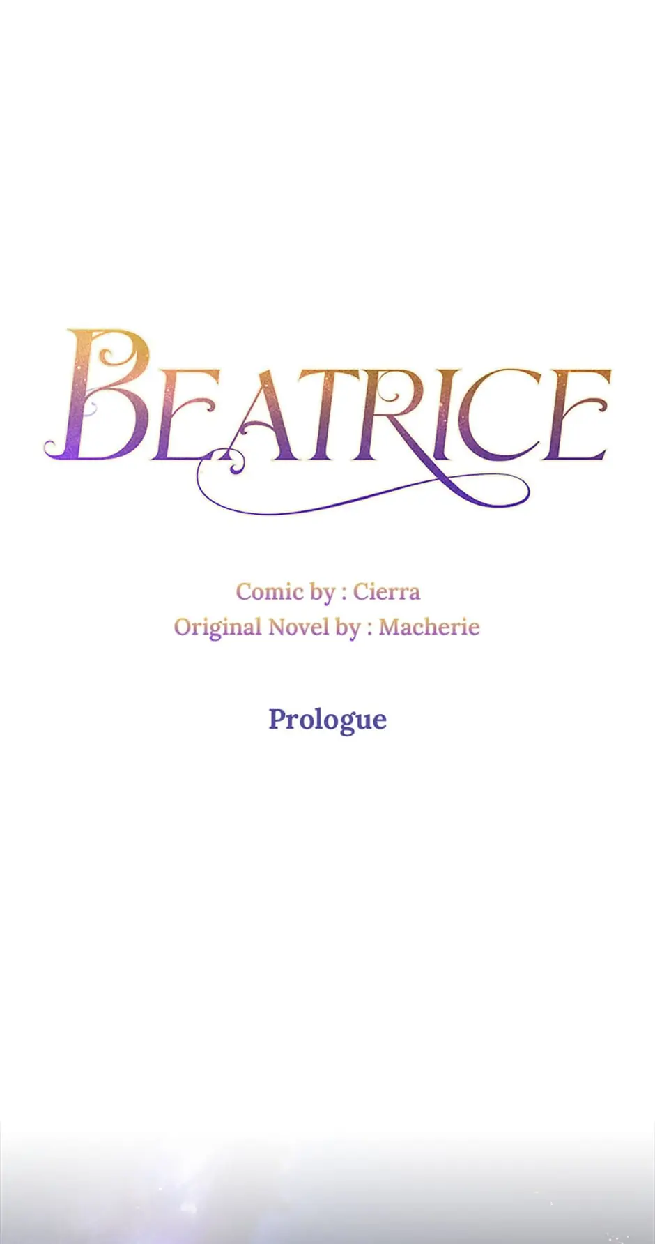 Beatrice – Manhwa Chapter 0.1 - page 2