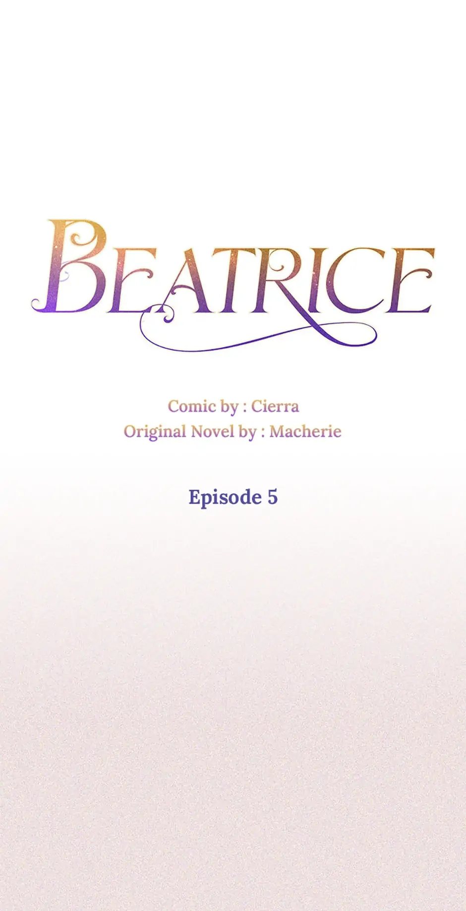Beatrice – Manhwa Chapter 5 - page 1