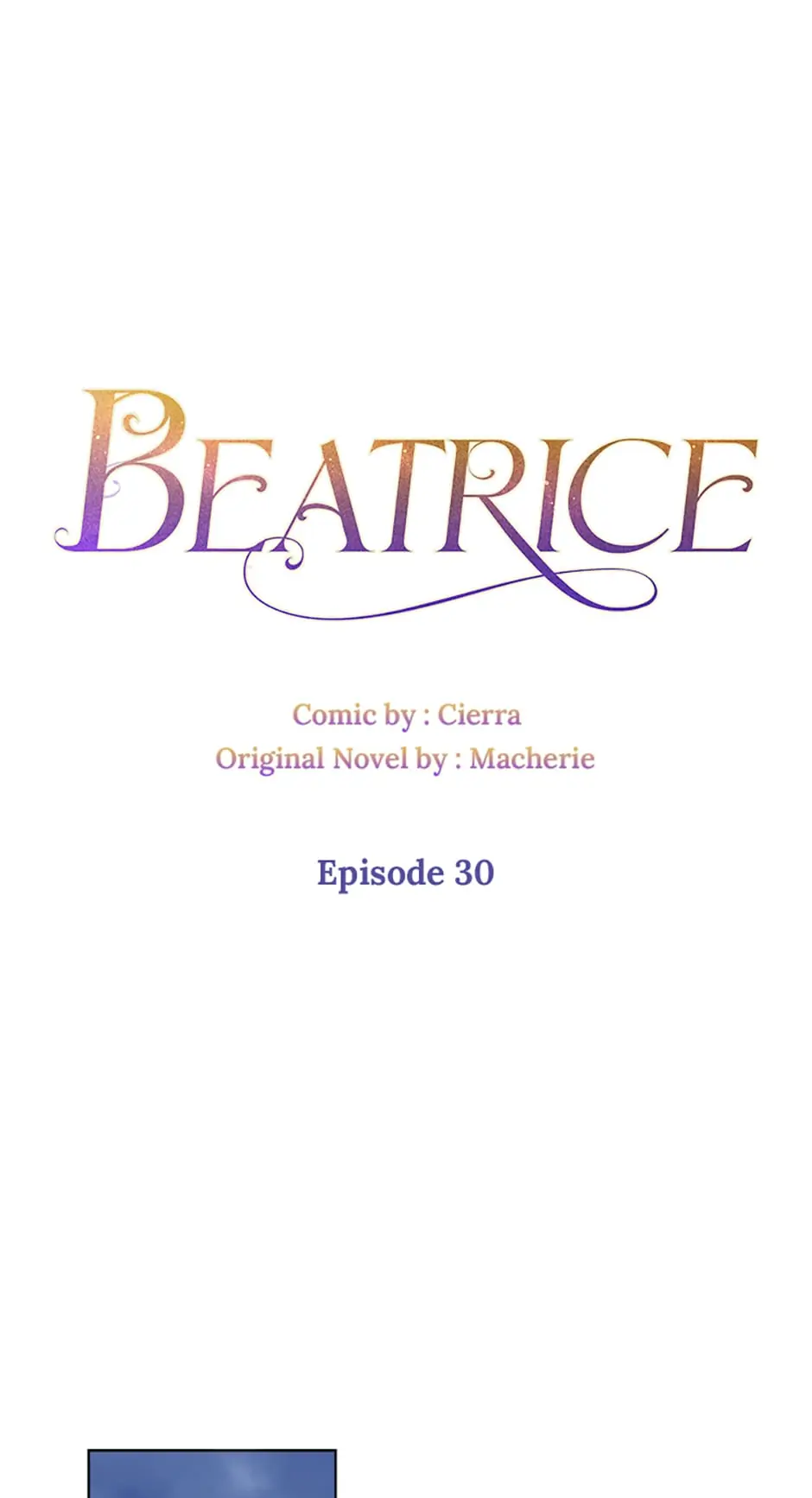Beatrice – Manhwa Chapter 30 - page 1