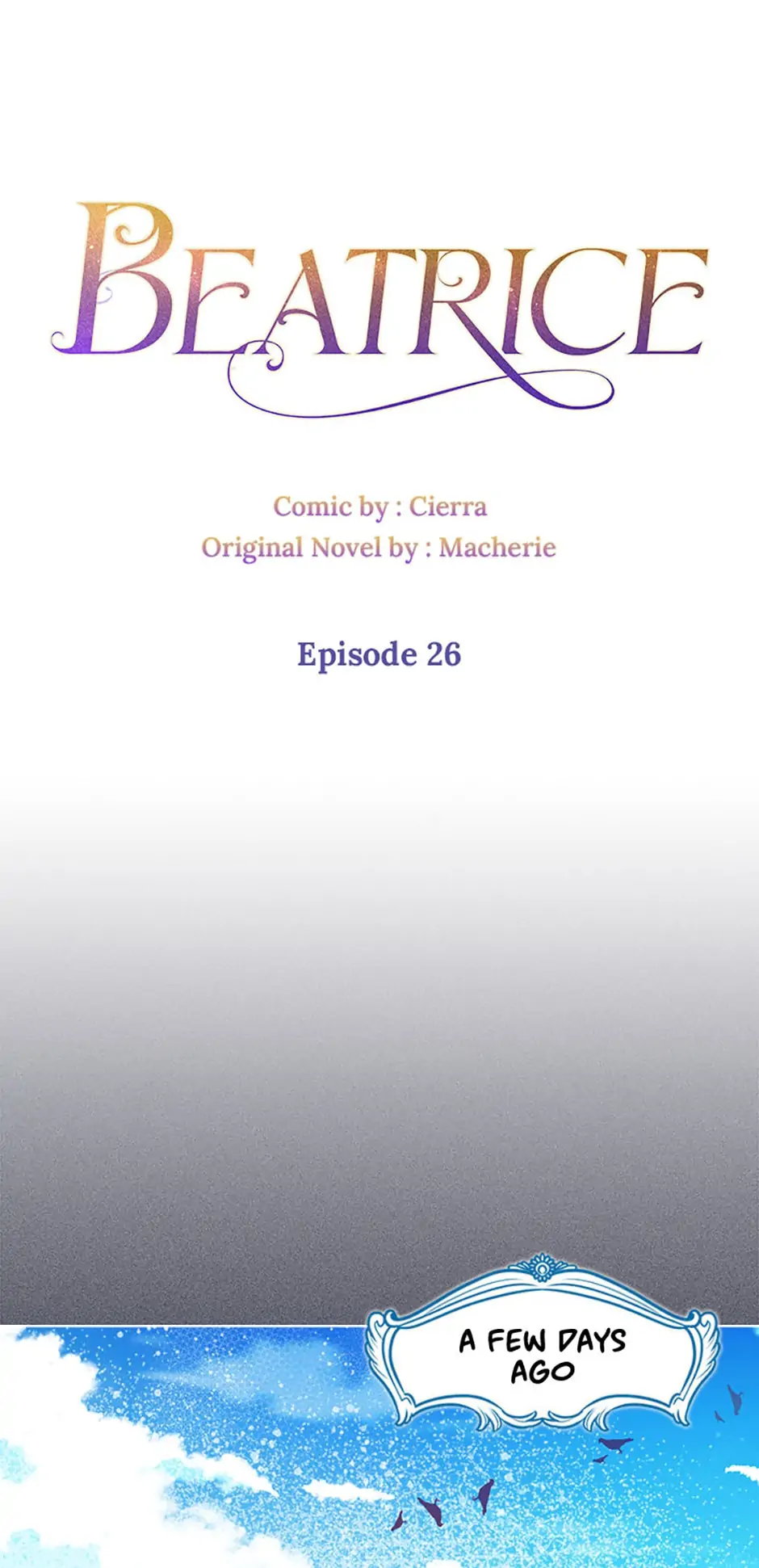 Beatrice – Manhwa Chapter 26 - page 1