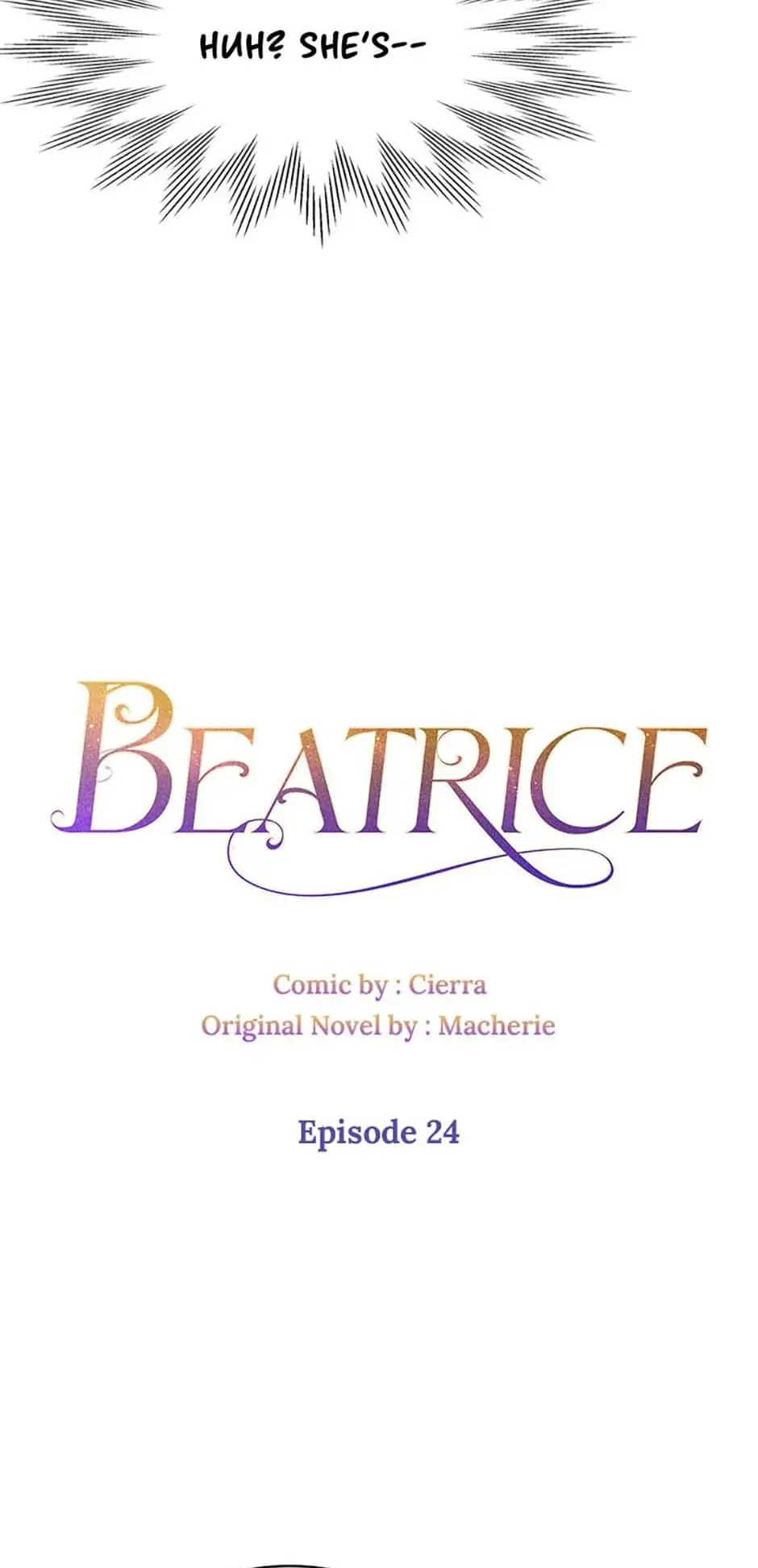 Beatrice – Manhwa Chapter 24 - page 3