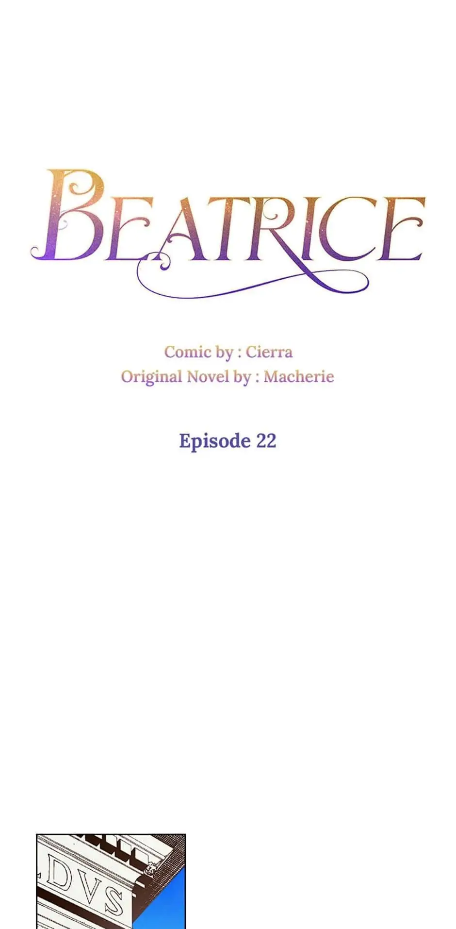 Beatrice – Manhwa Chapter 22 - page 1