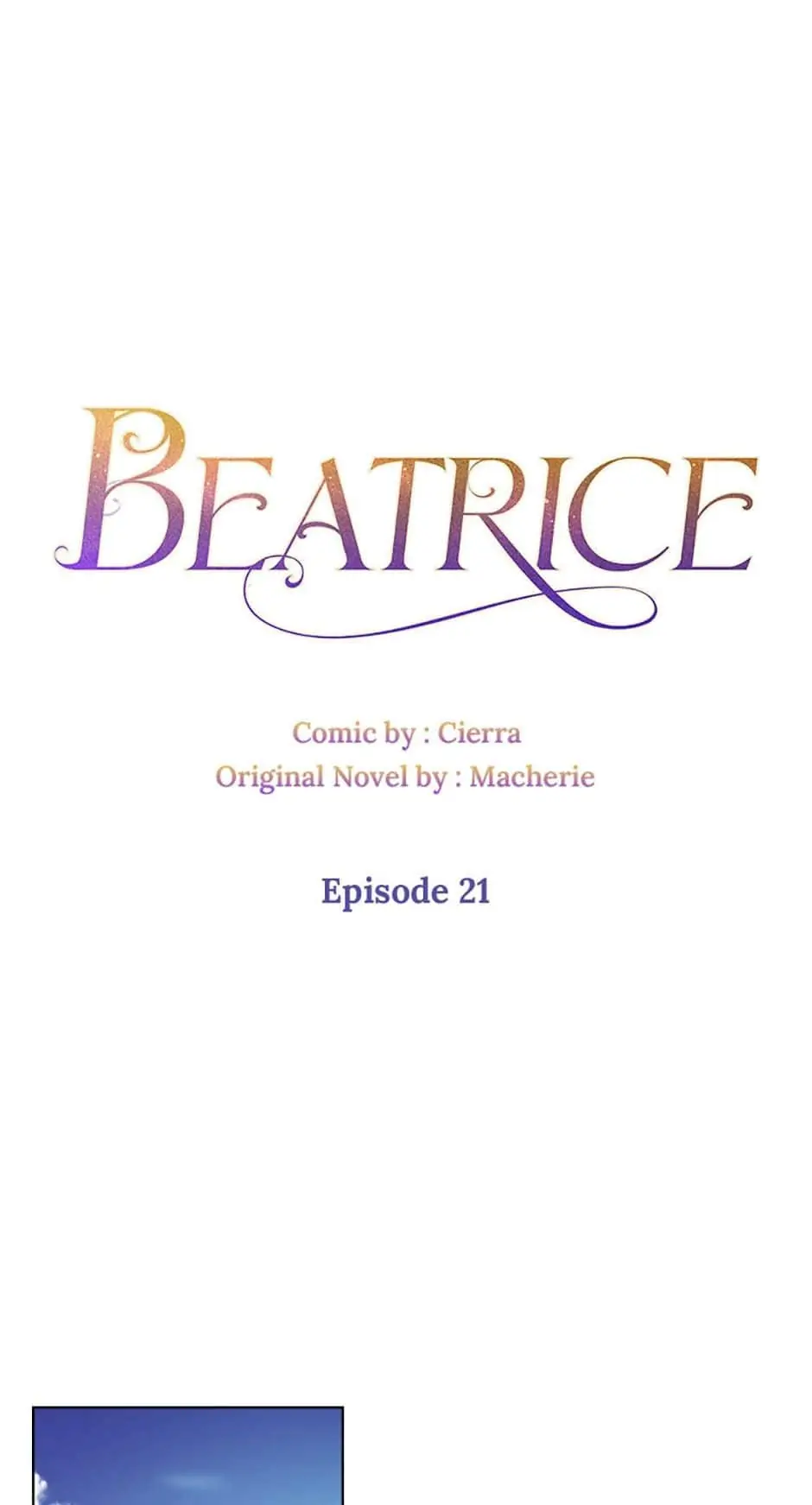 Beatrice – Manhwa Chapter 21 - page 1