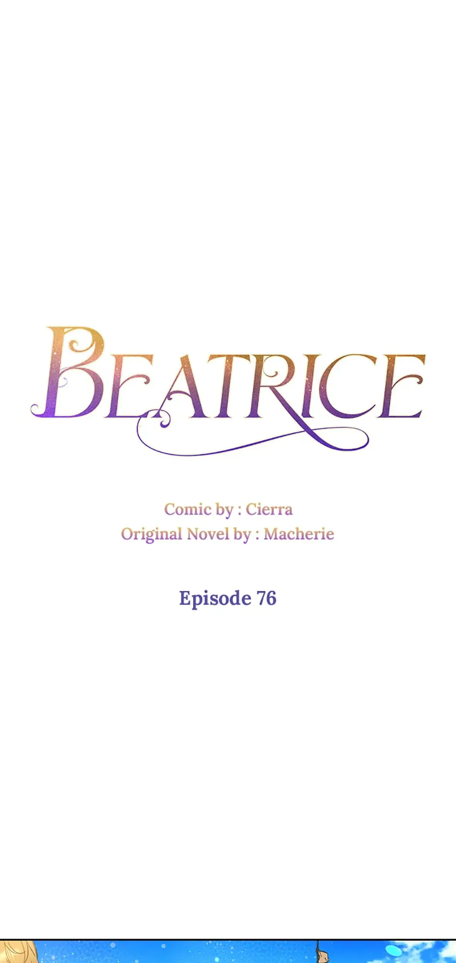 Beatrice – Manhwa Chapter 76 - page 1