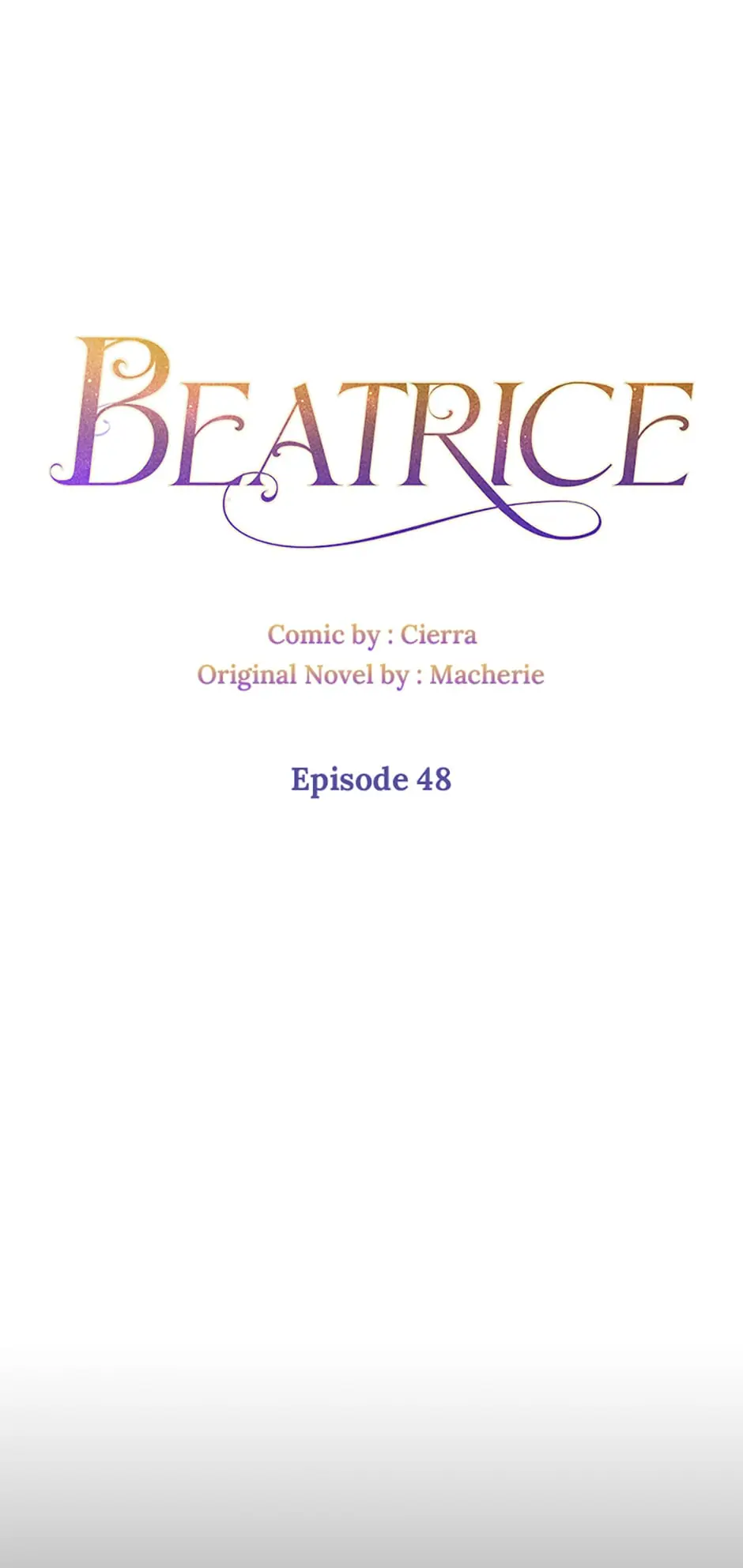 Beatrice – Manhwa Chapter 48 - page 1