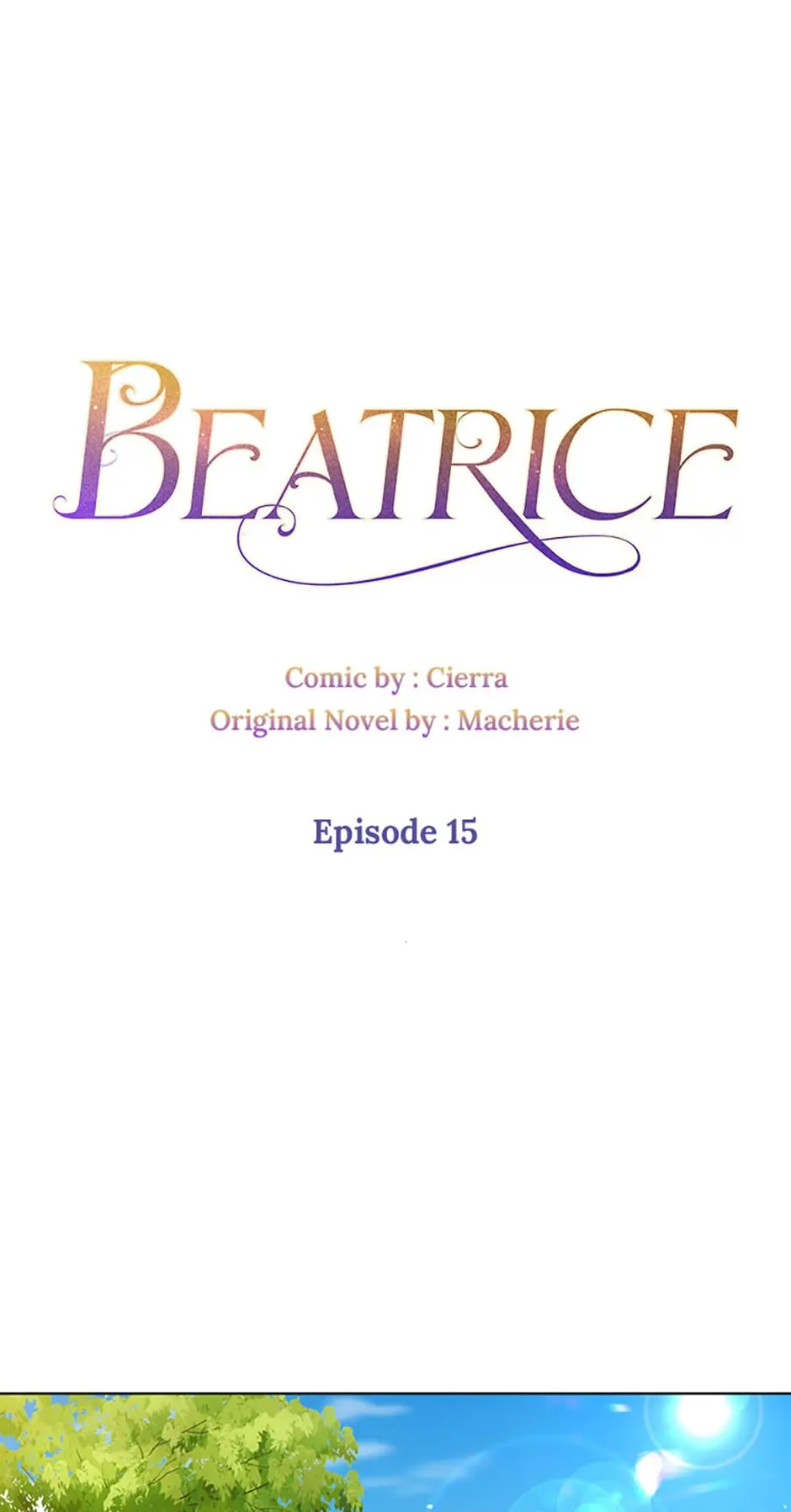 Beatrice – Manhwa Chapter 15 - page 1