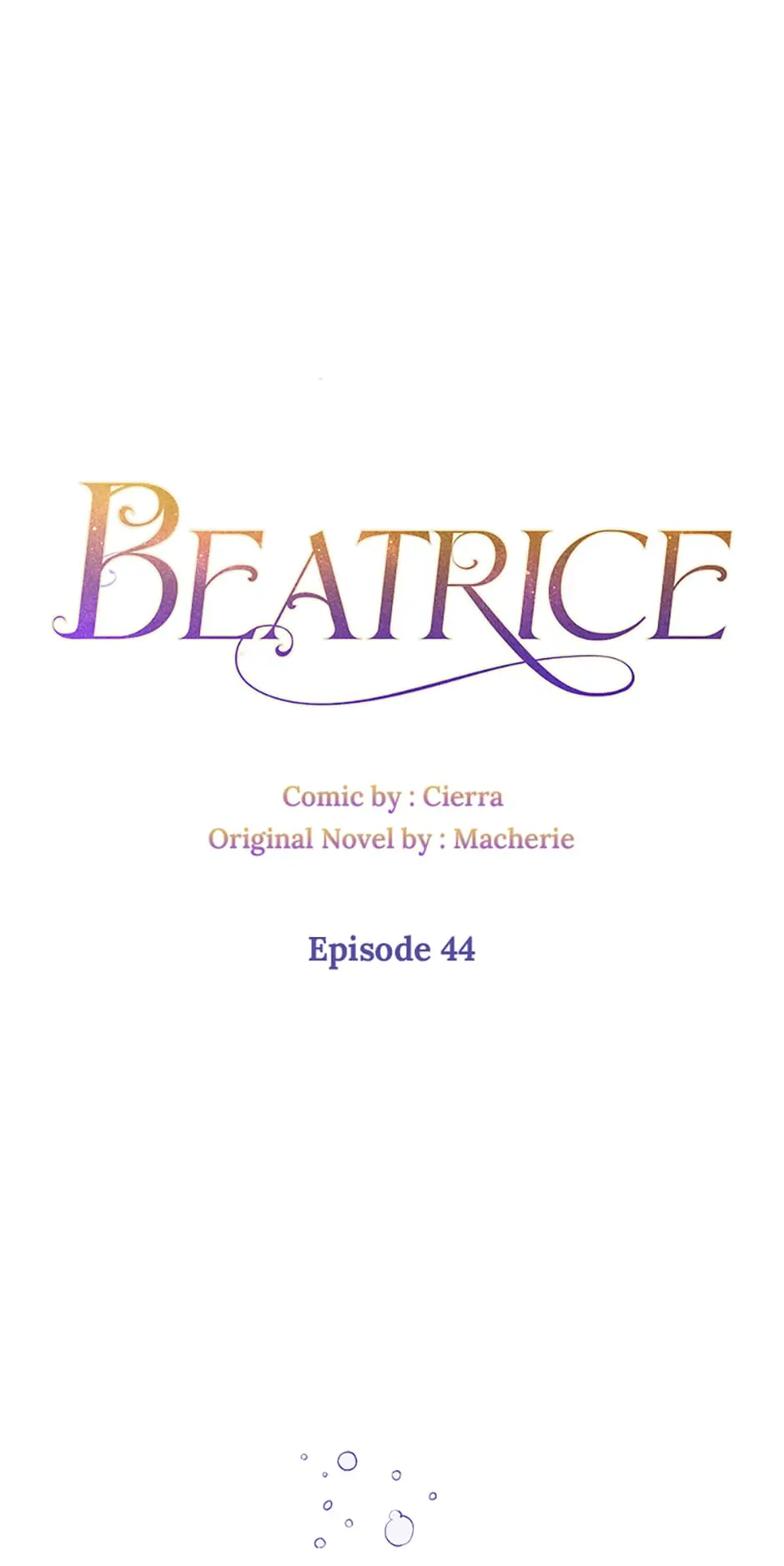 Beatrice – Manhwa Chapter 44 - page 1