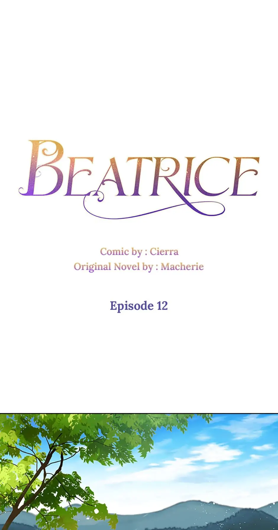 Beatrice – Manhwa Chapter 12 - page 1