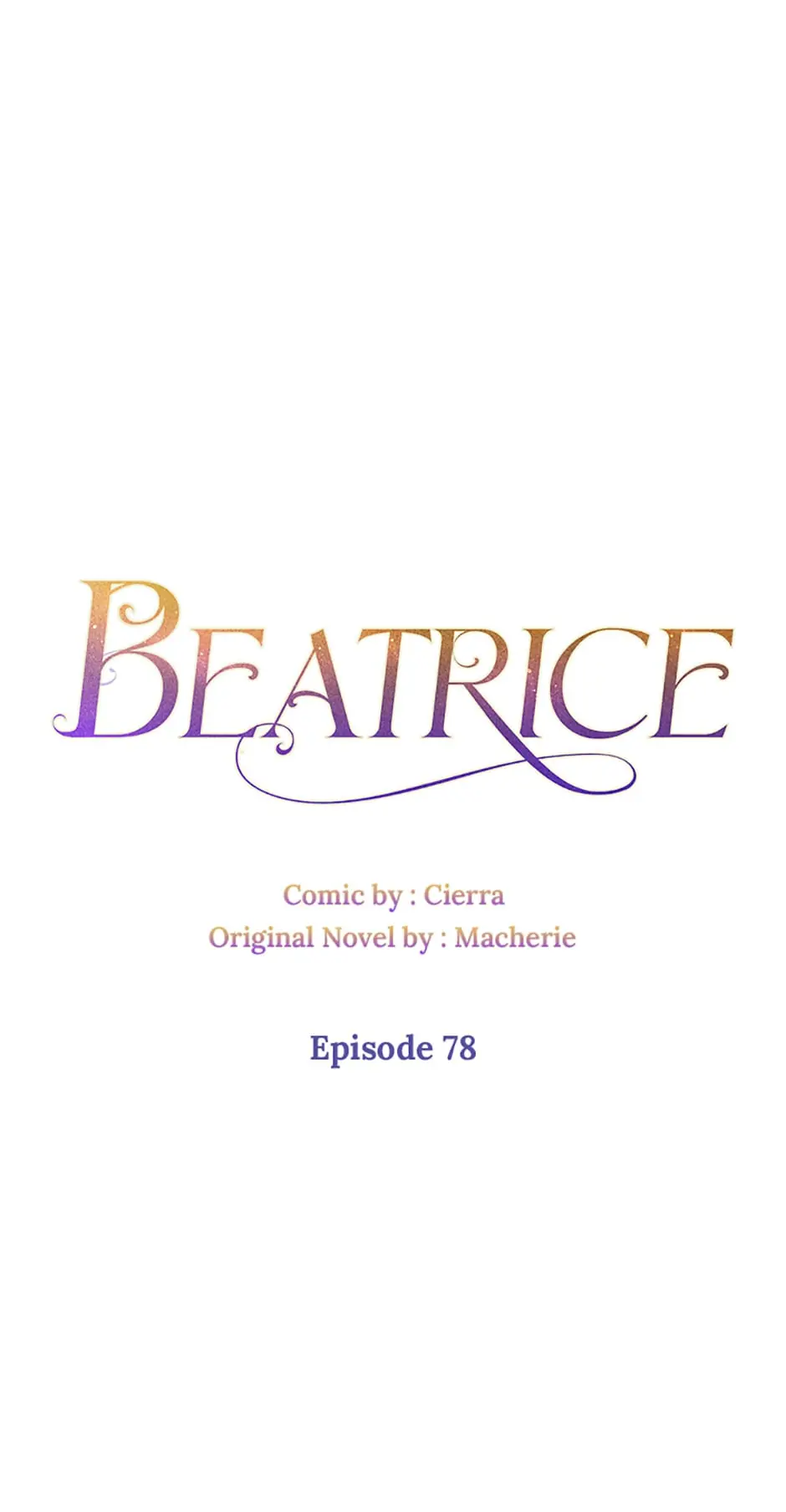 Beatrice – Manhwa Chapter 78 - page 1