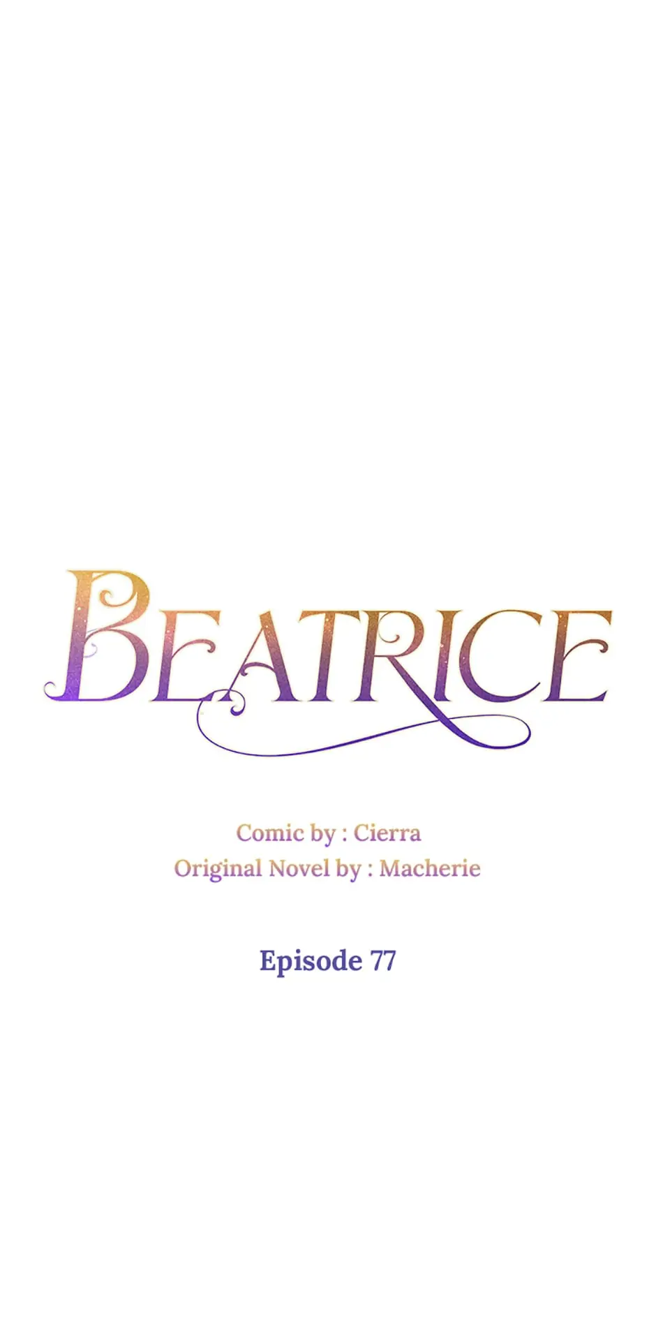 Beatrice – Manhwa Chapter 77 - page 1