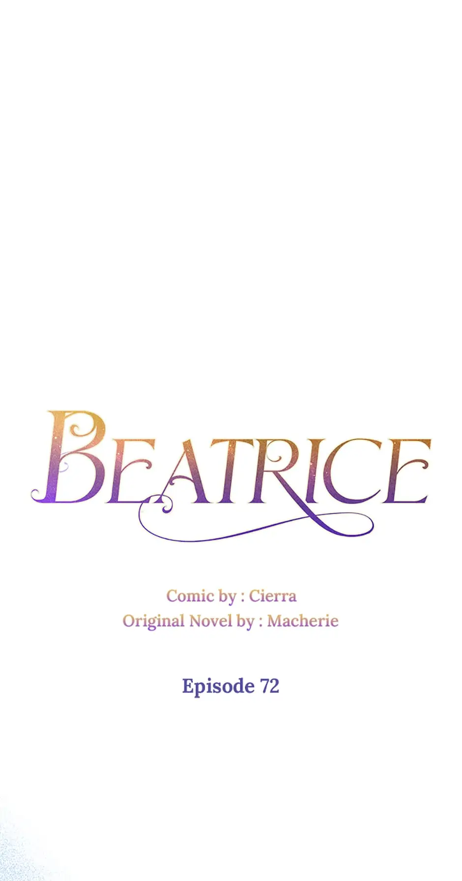 Beatrice – Manhwa Chapter 72 - page 1