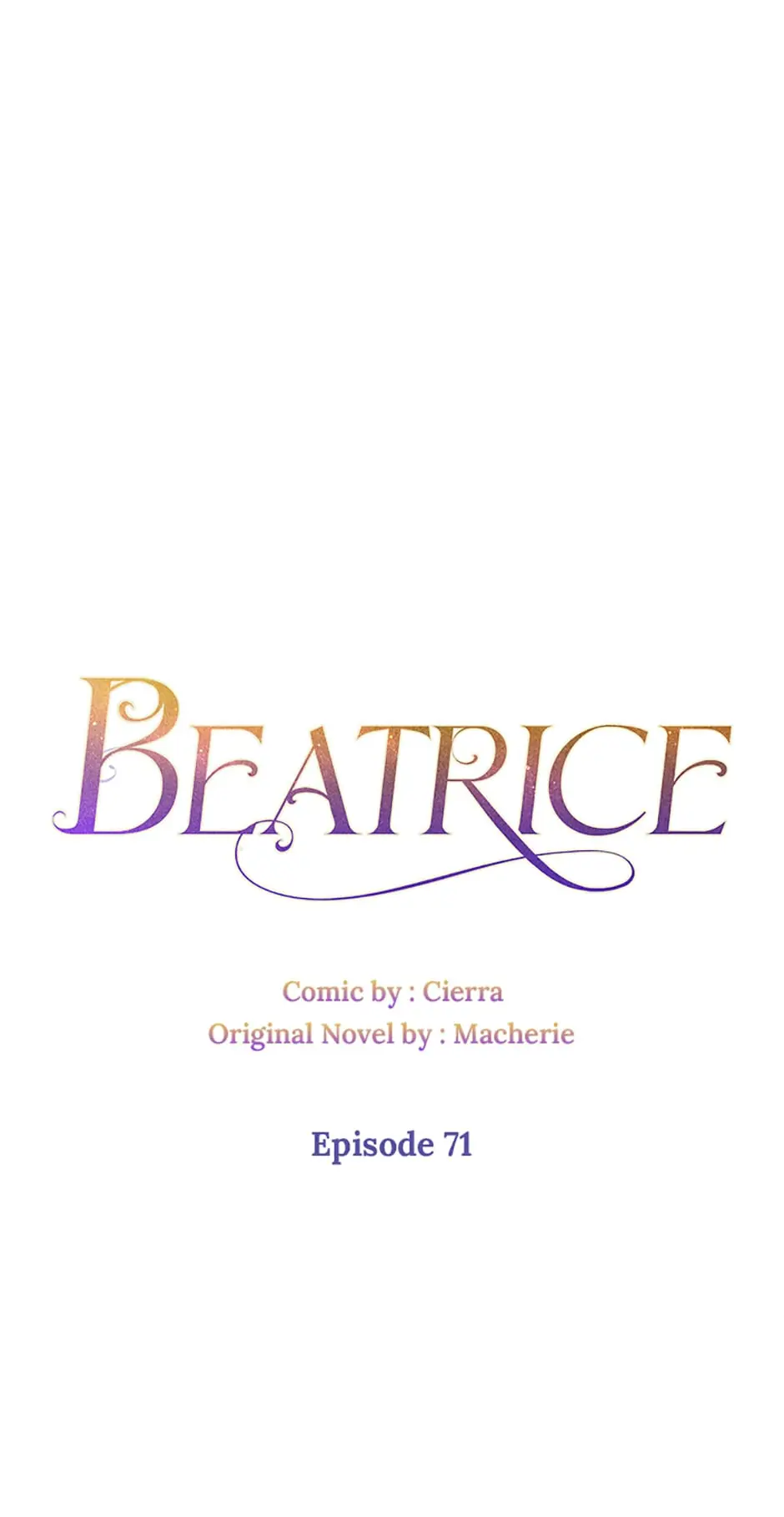 Beatrice – Manhwa Chapter 71 - page 1