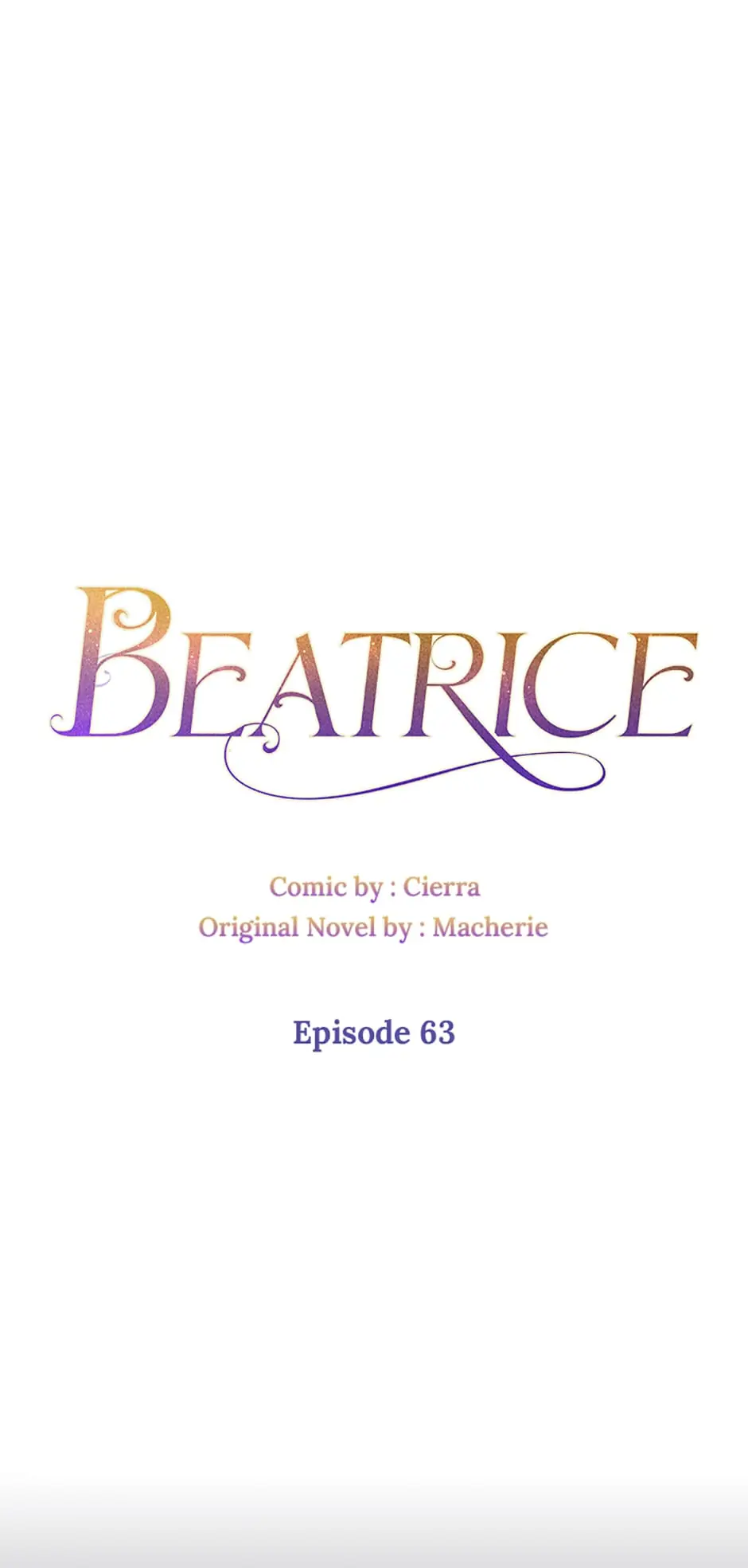 Beatrice – Manhwa Chapter 63 - page 1