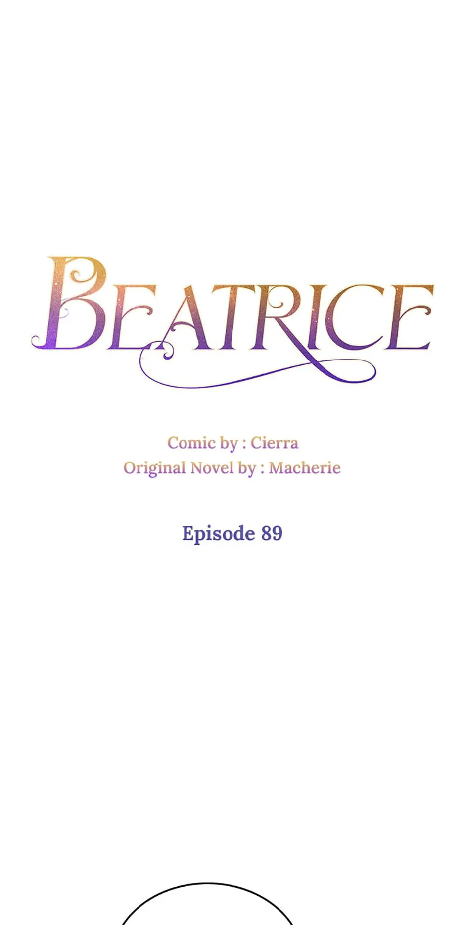 Beatrice – Manhwa Chapter 89 - page 1